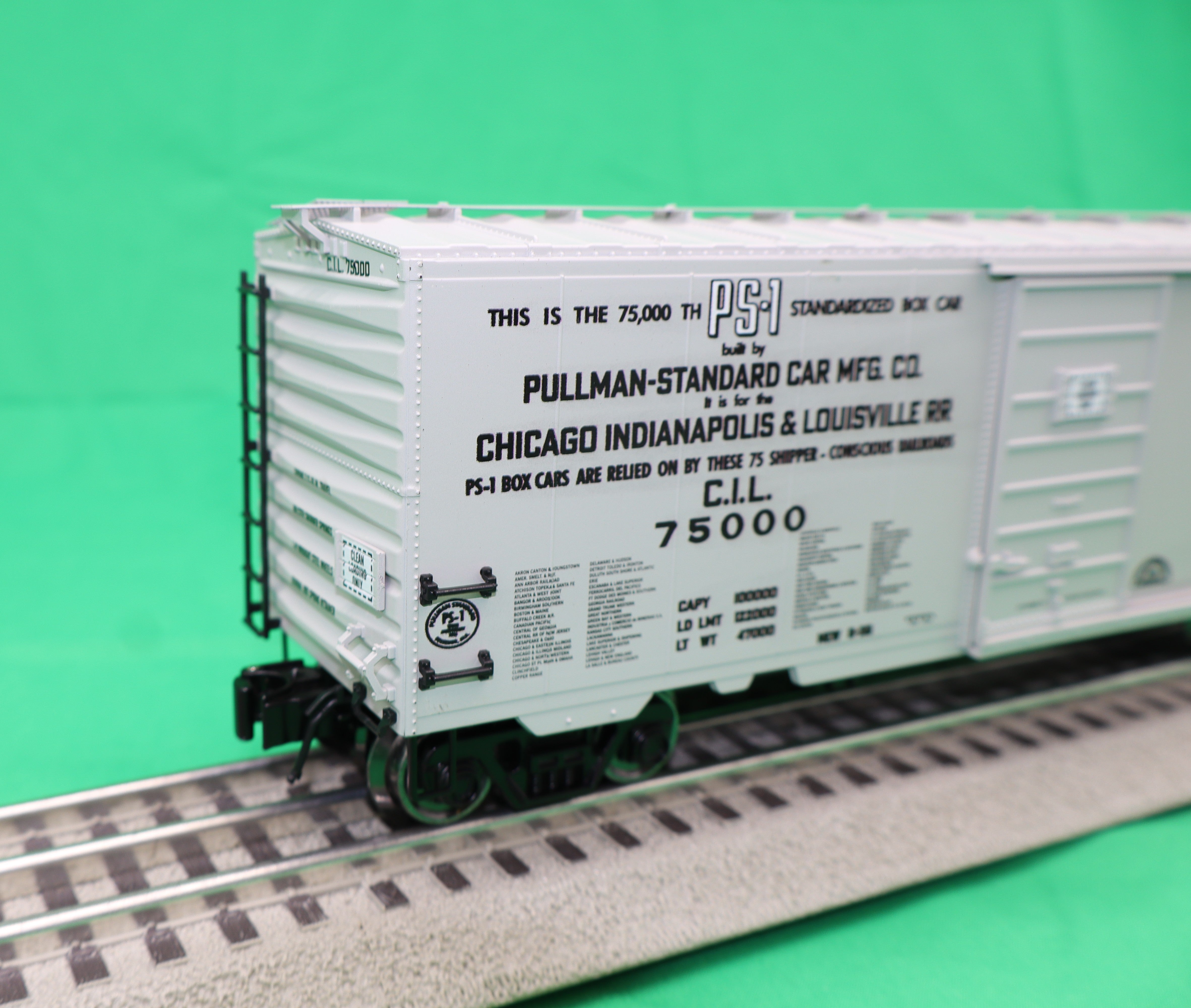 Ready Made Trains RMT-96460-2 - 40' PS-1 Box Car "Monon" #75000 - Custom Run for MrMuffin'sTrains