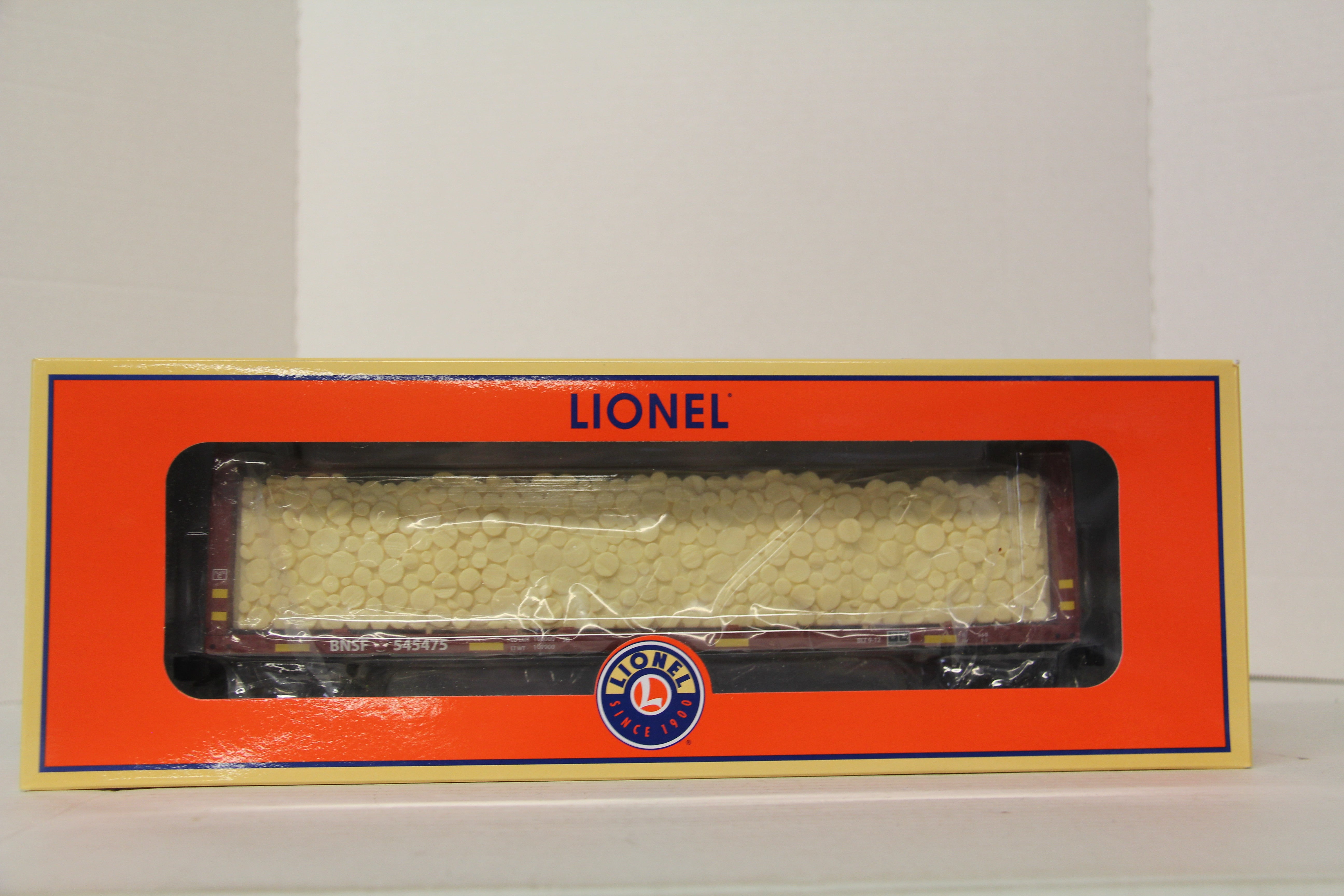 Lionel 2043091 BNSF Standard O Bulkhead Flatcar #545475-Second hand-M6371