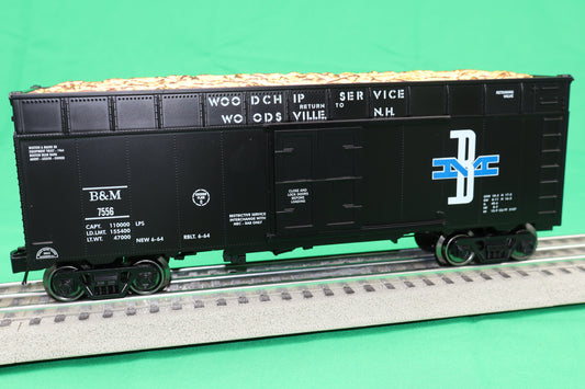 Ready Made Trains RMT-86442 - 40' Woodchip Car "Boston & Maine" - MrMuffin'sTrains