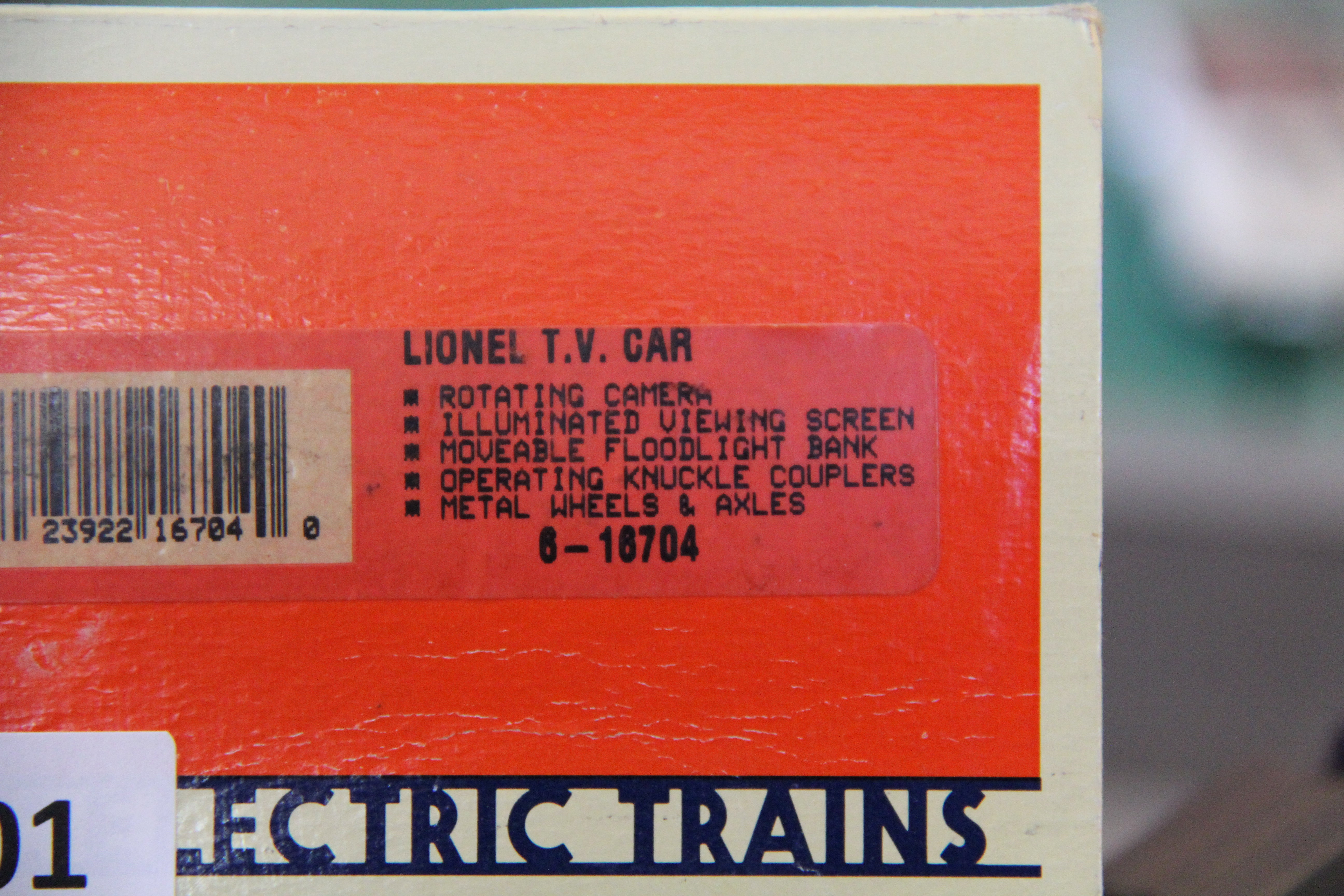 Lionel 6-16704 Lionel T.V Car-Second hand-M4401