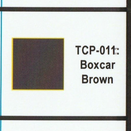 Tru-Color Paint - TCP-011 - Boxcar Brown (Solvent-Based Paint)