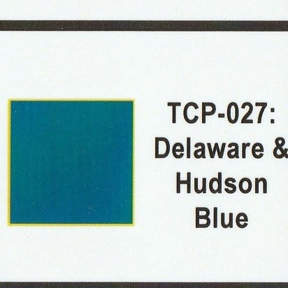 Tru-Color Paint - TCP-027 - Delaware & Hudson - Blue (Solvent-Based Paint)
