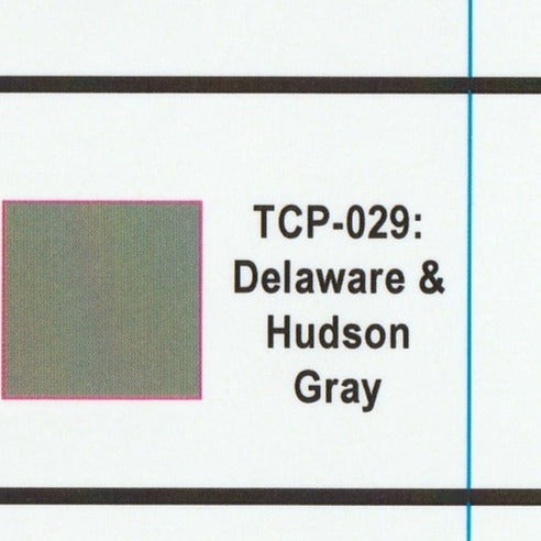 Tru-Color Paint - TCP-029 - Delaware & Hudson - Gray (Solvent-Based Paint)