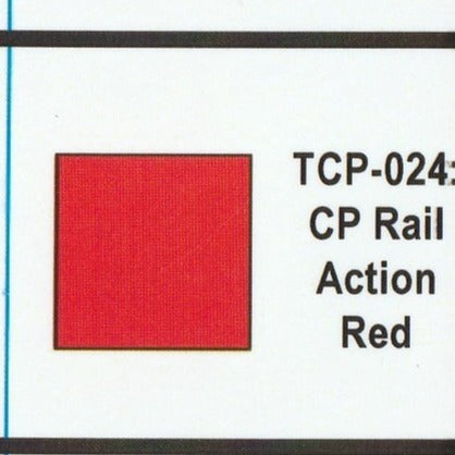 Tru-Color Paint - TCP-024 - CP Rail - Action Red (Solvent-Based Paint)