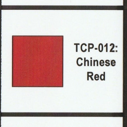 Tru-Color Paint - TCP-012 - Chinese Red (Solvent-Based Paint)