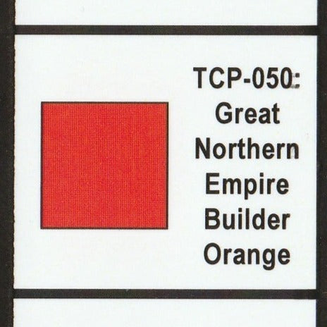 Tru-Color Paint - TCP-050 - Burlington Northern Empire Builder - Orange (Solvent-Based Paint)