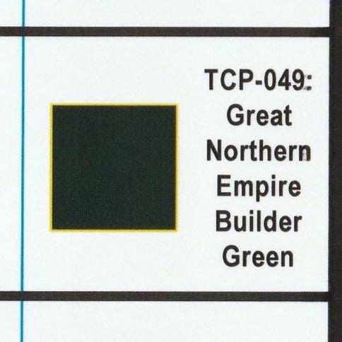 Tru-Color Paint - TCP-049 - Burlington Northern Empire Builder - Green (Solvent-Based Paint)