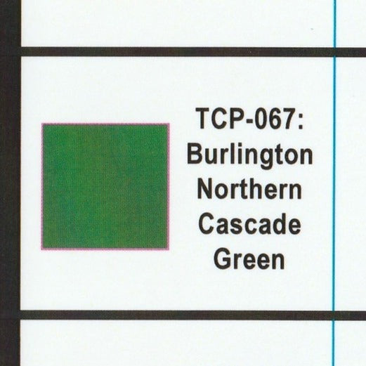 Tru-Color Paint - TCP-067 - Burlington Northern - Cascade Green (Solvent-Based Paint)