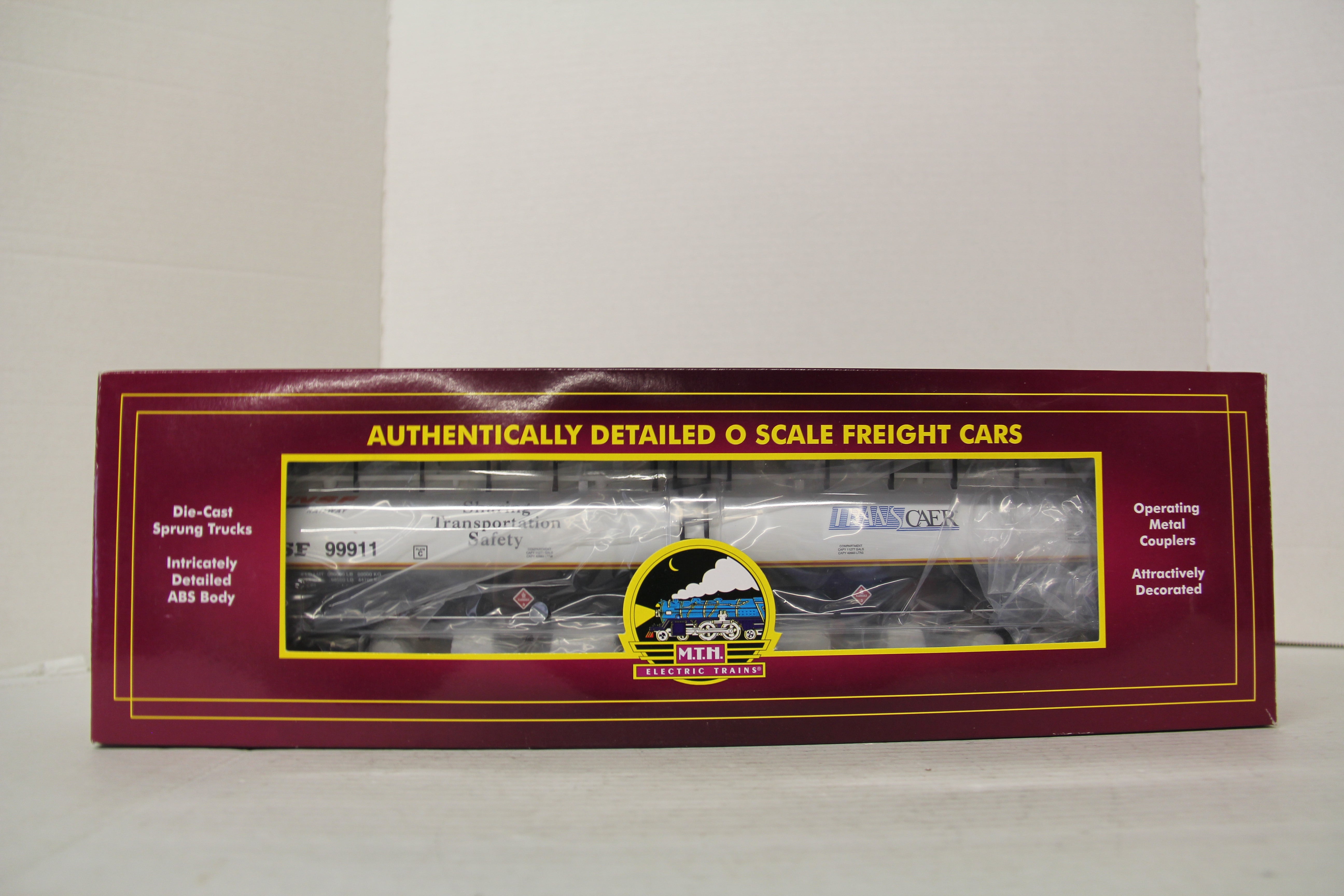 MTH 20-96729 BNSF #99911 - 20K Gallon 4-Compartment Tank-Second hand-M6387