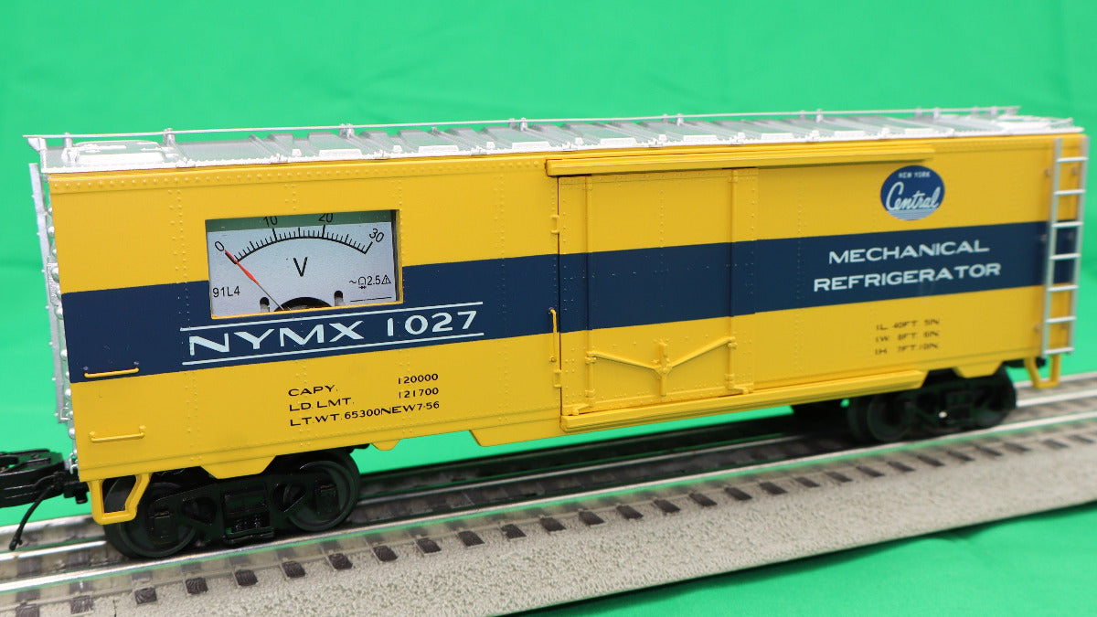 MTH 20-94747 - 40’ Steel Sided Reefer Power Meter Car "New York Central"