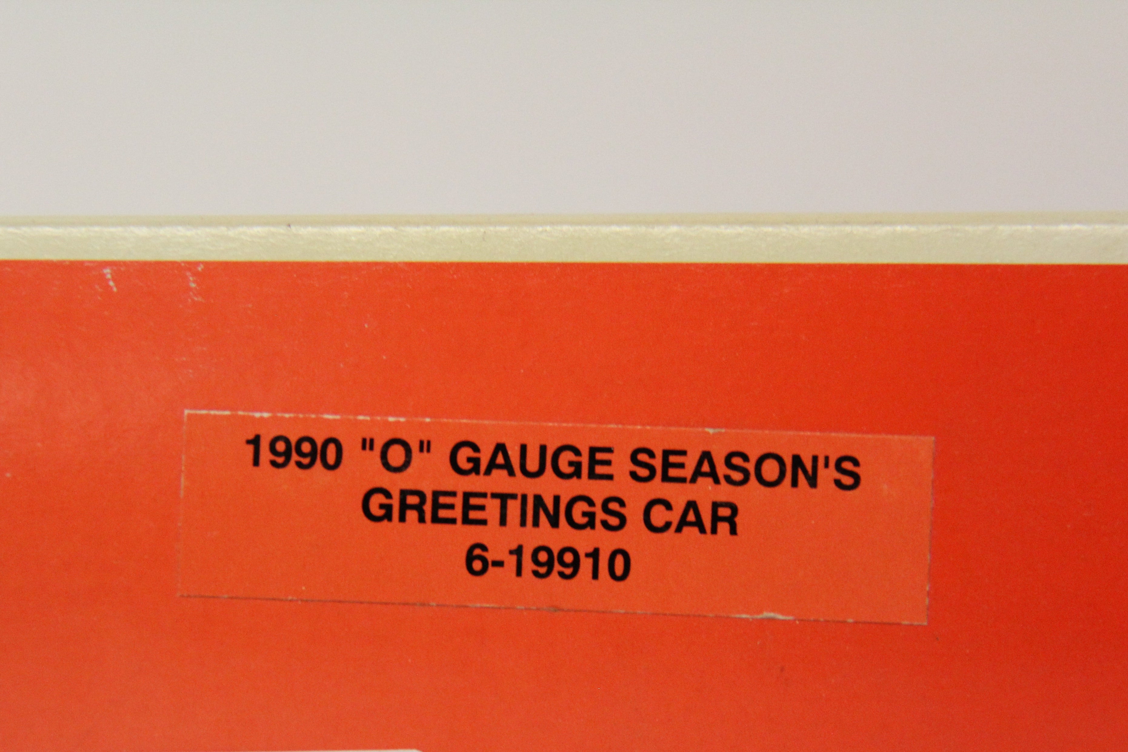 Lionel 6-19910 Season's Greetings Car-Second hand-M6401