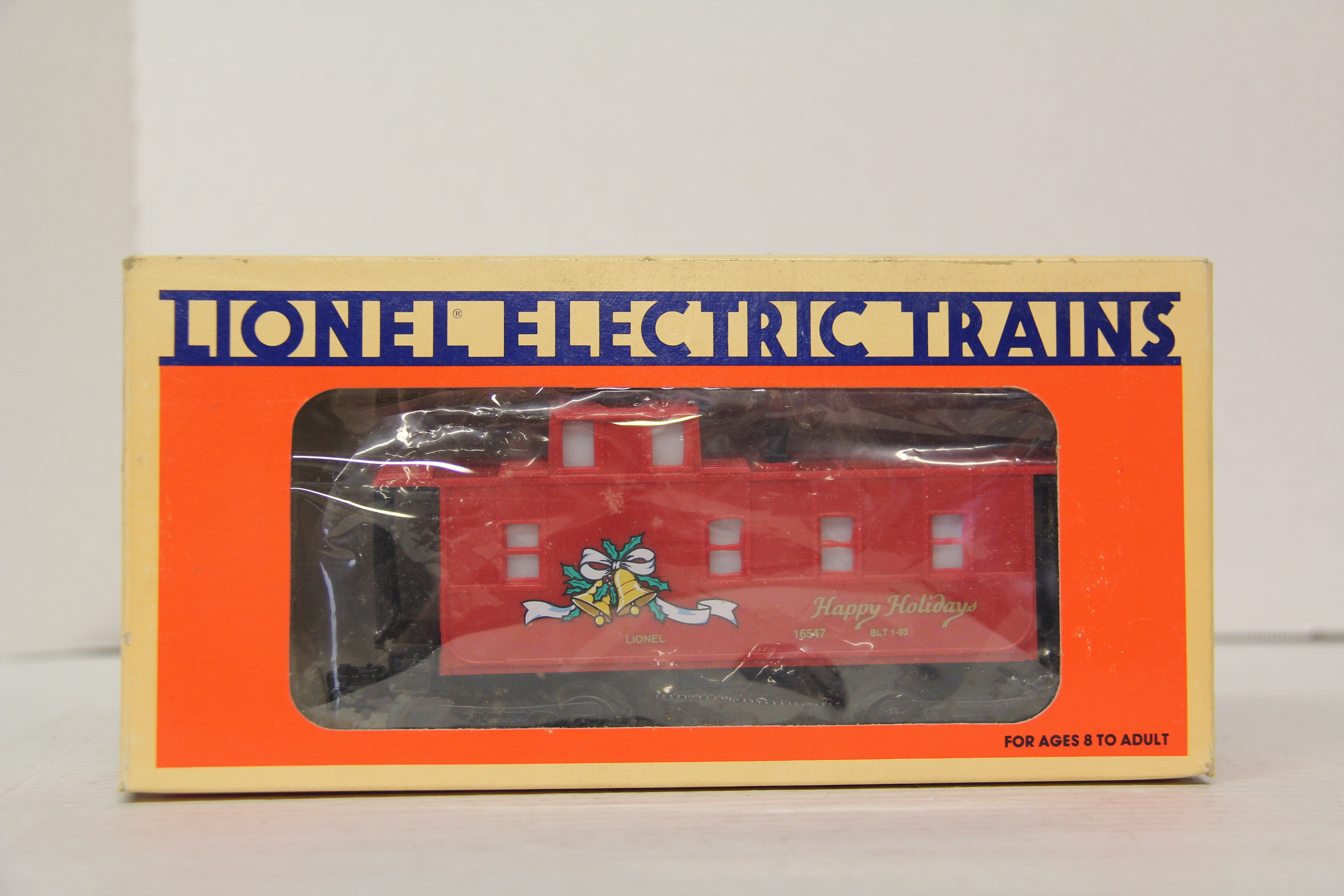 Lionel 6-16547 Christmas Square Window Caboose-Second hand-M6404