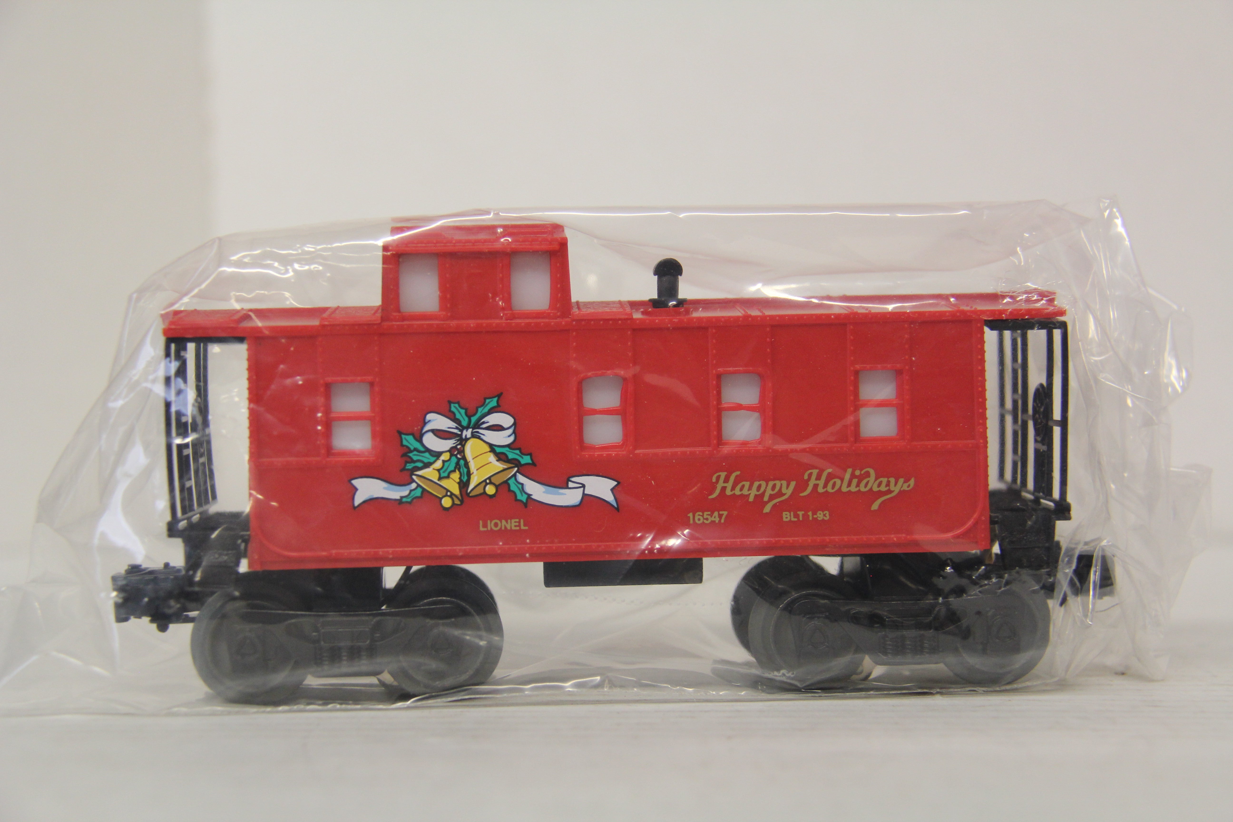 Lionel 6-16547 Christmas Square Window Caboose-Second hand-M6404
