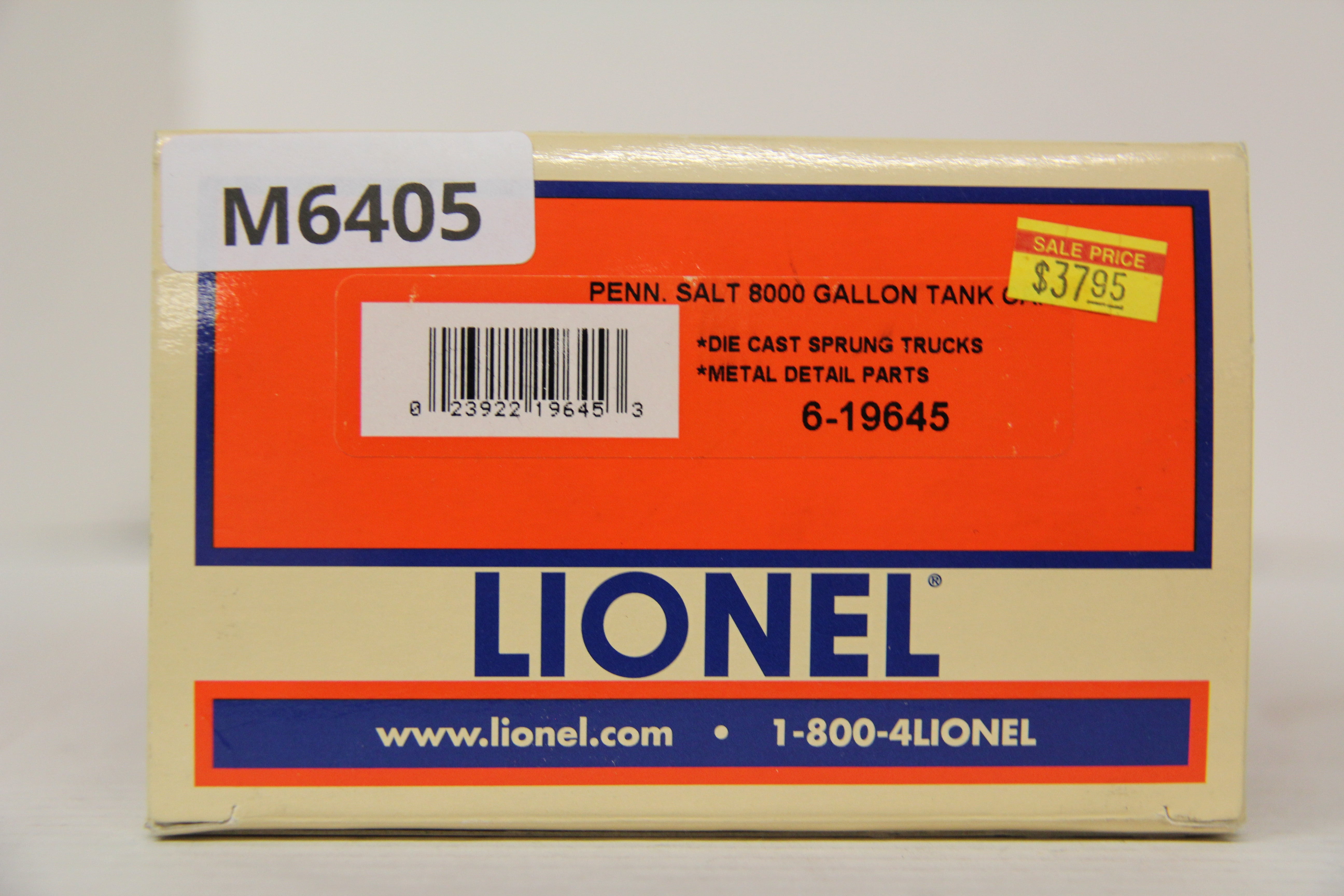 Lionel 6-19645 Penn. Salt 8000 Gallon Tank Car-Second hand-M6405 ...