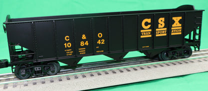 Lionel 2542220 - 3-Bay Hopper w/Peaked Ends "CSX" Pack A (3-car)