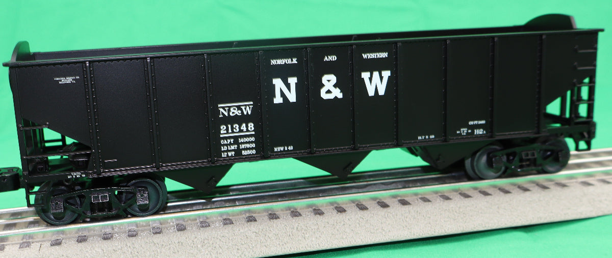 Lionel 2542235 - LionScale - 3-Bay Hopper w/Peaked Ends "Norfolk & Western" (3-Car) Set B