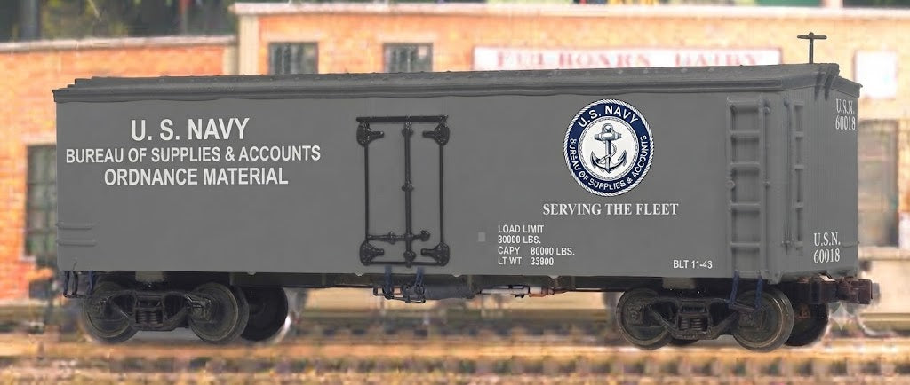 Lionel 27260USN2 - Milk Car "US Navy" #8000 - Custom Run for MrMuffin'sTrains