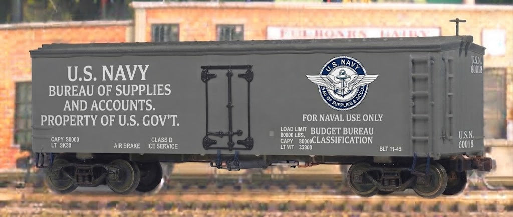 Lionel 27260USN1 - Milk Car "US Navy" #18660 - Custom Run for MrMuffin'sTrains