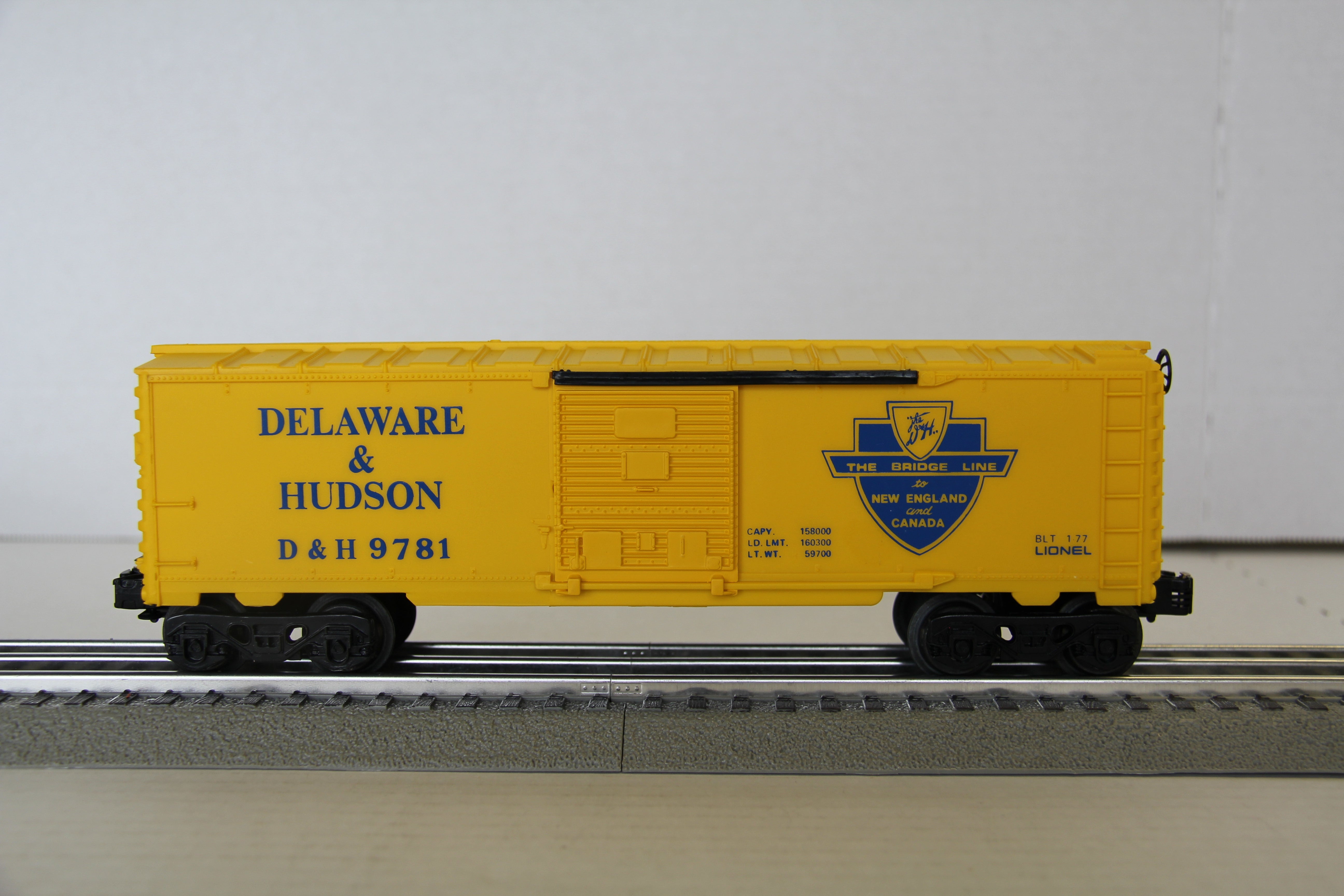 Lionel 6-9781 Delaware & Hudson Box Car-Second hand-M4467