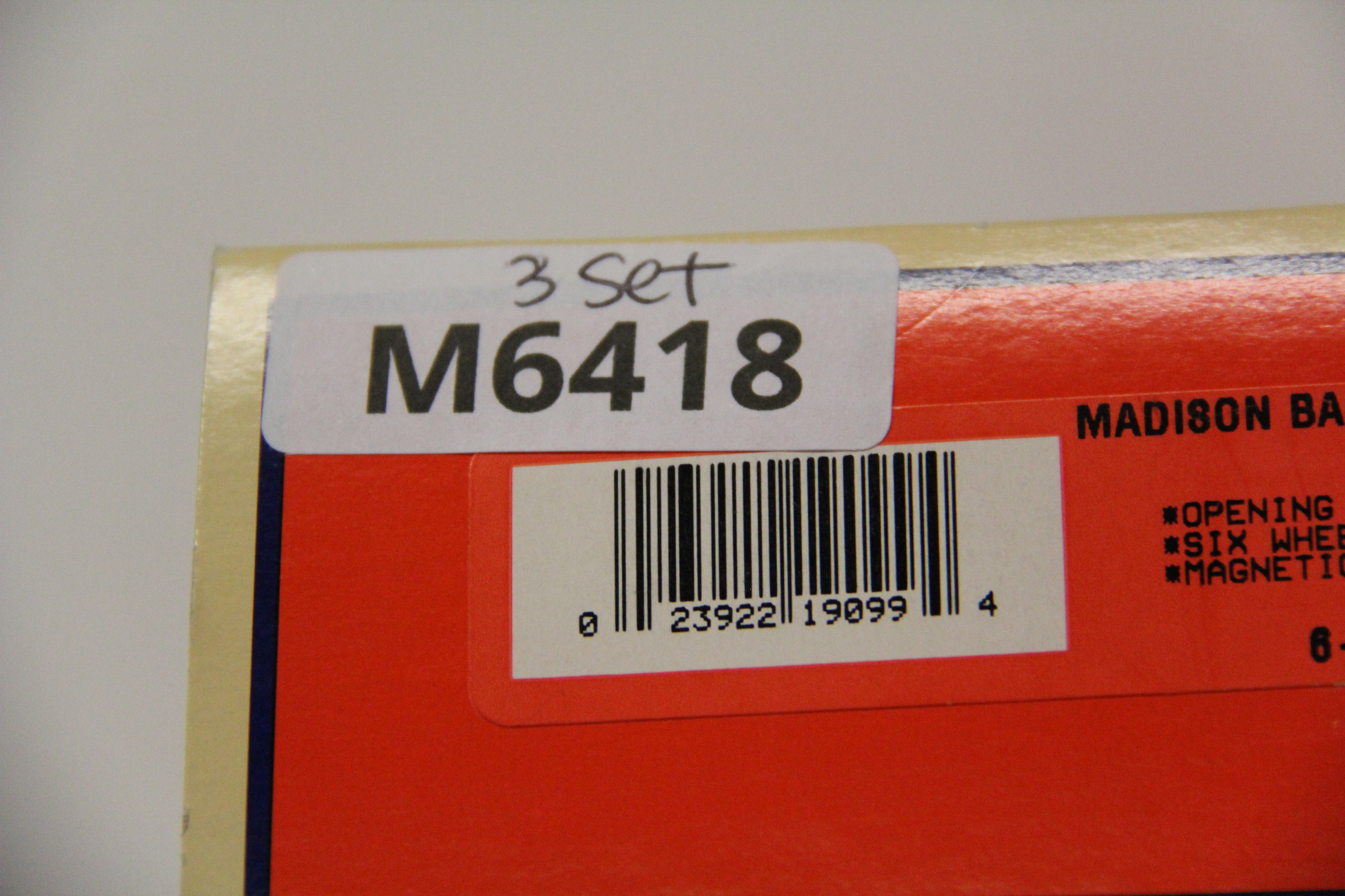 Lionel 6-19099, 6-29000, 6-29001 Madison Passenger 3 Car Set-Second hand-M6418