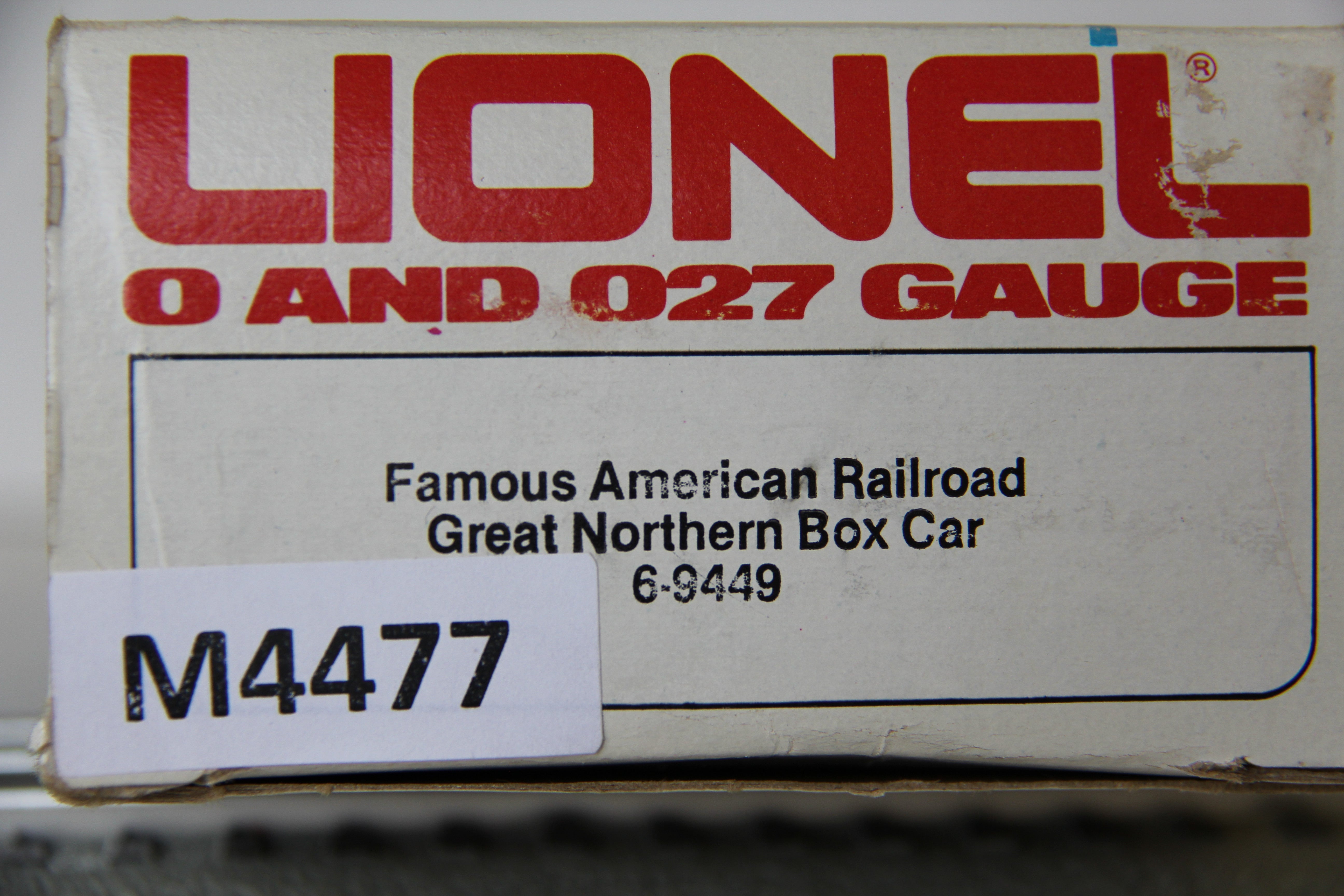 Lionel 6-9449 Famous American Railroad Great Northern Box Car-Second hand-M4477