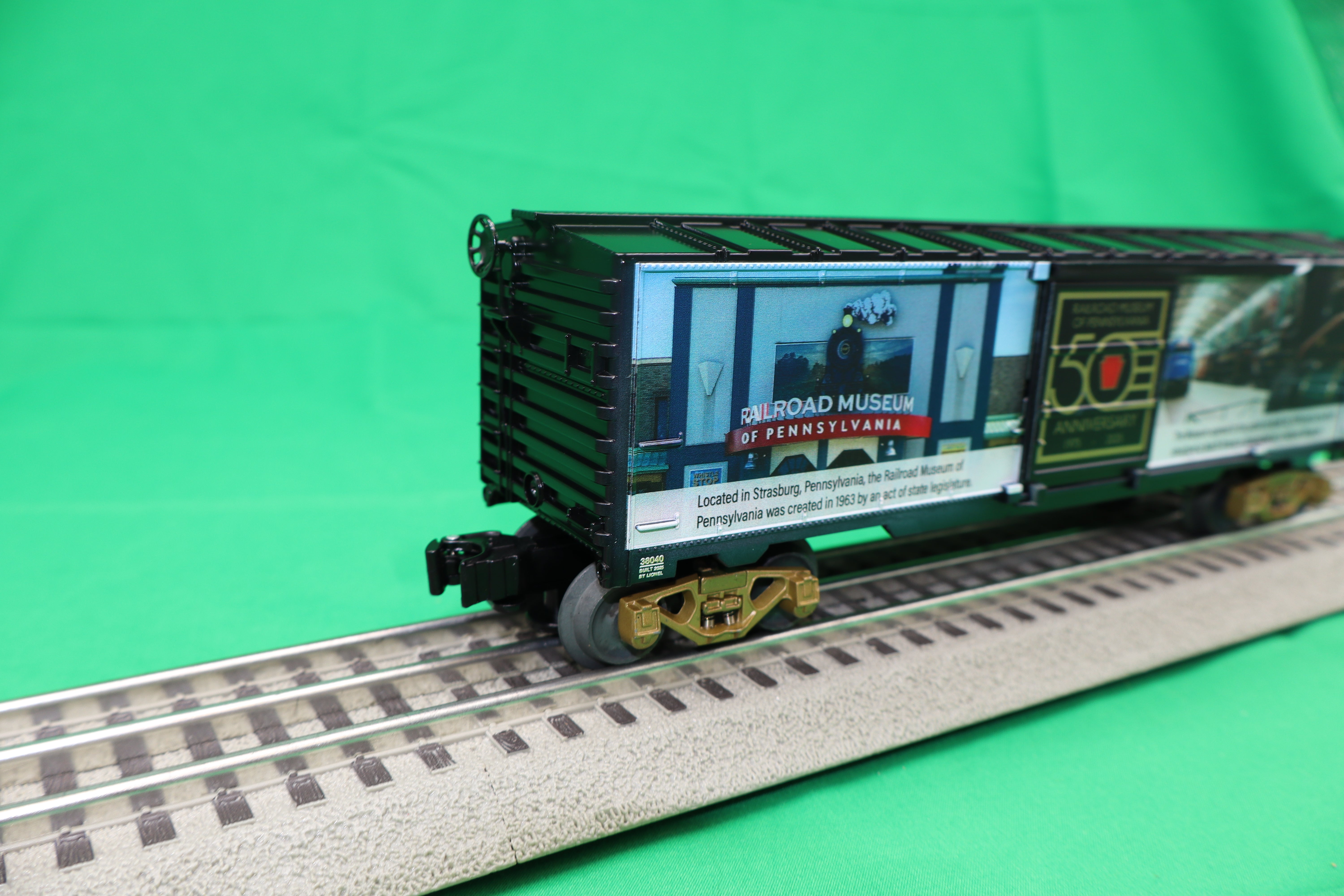 Lionel 2538040 - 50th Anniversary Boxcar "Railroad Museum of Pennsylvania"