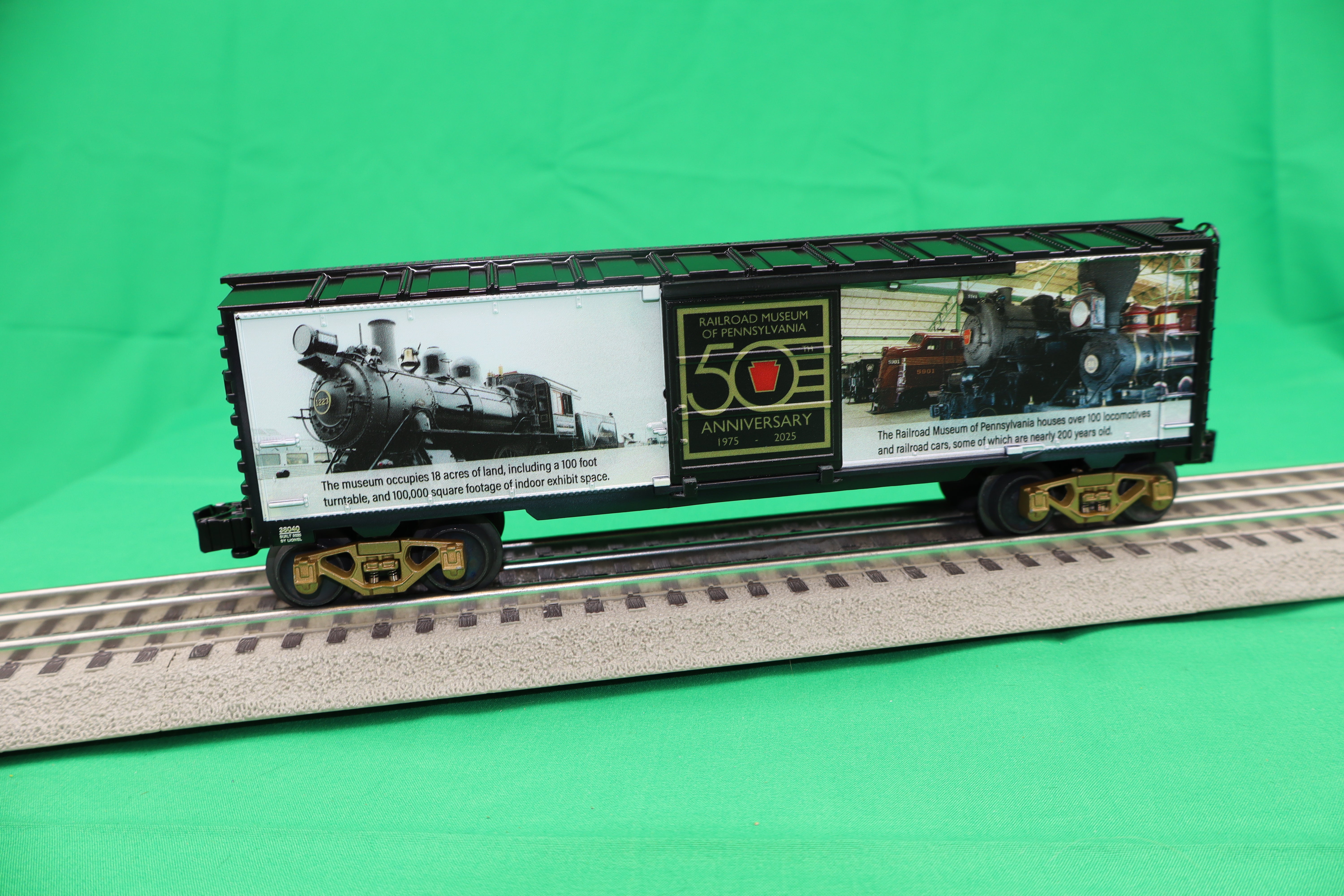 Lionel 2538040 - 50th Anniversary Boxcar "Railroad Museum of Pennsylvania"