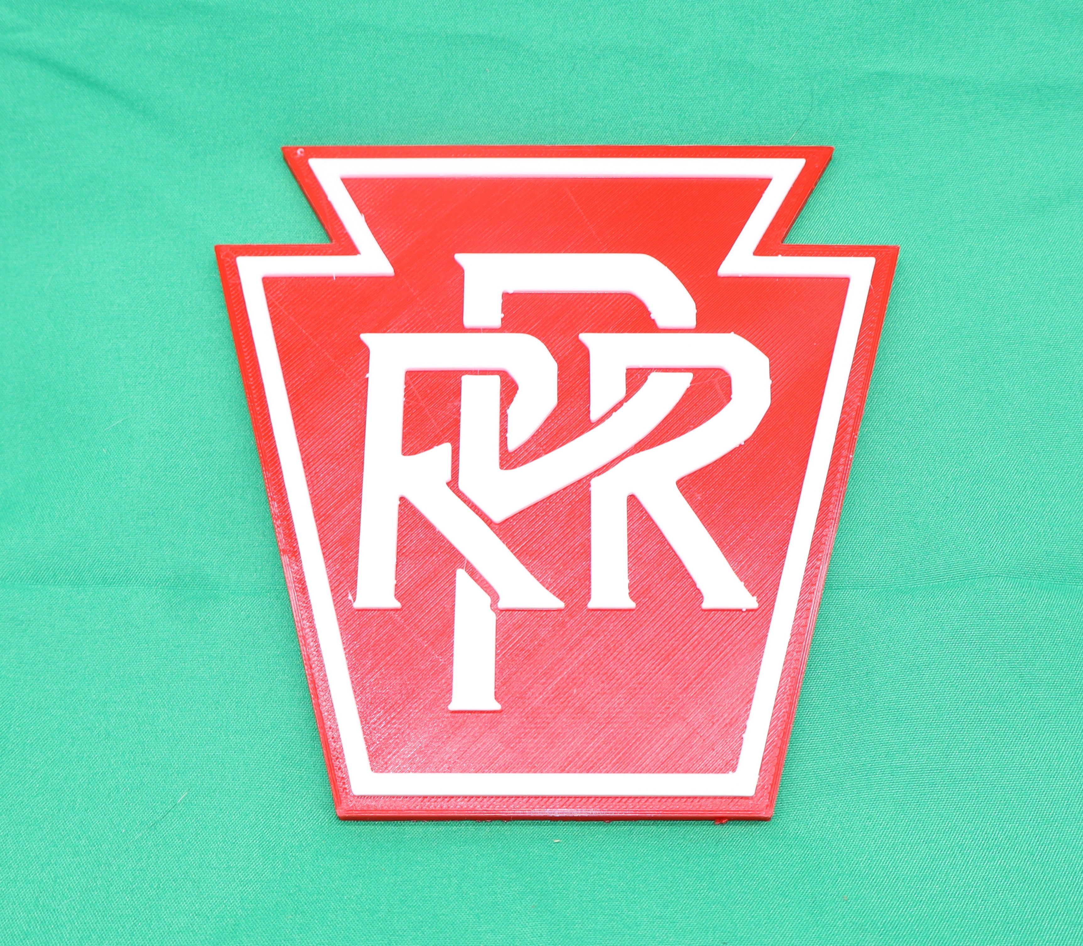 Trackside 3D #29 - 3D Printed Railroad Signs "Pennsylvania" (PRR)