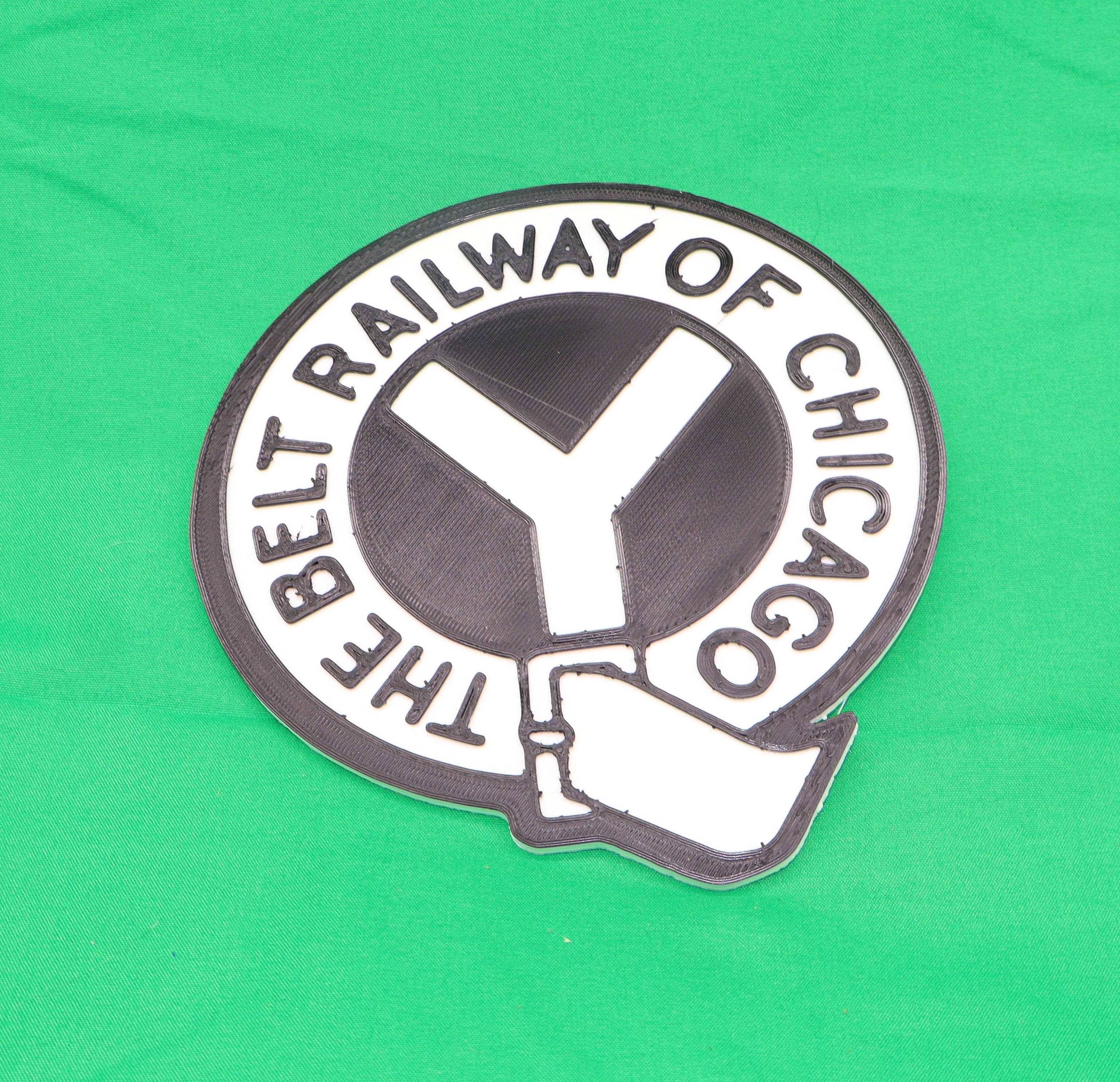 Trackside 3D #22 - 3D Printed Railroad Signs "The Belt Railway of Chicago"
