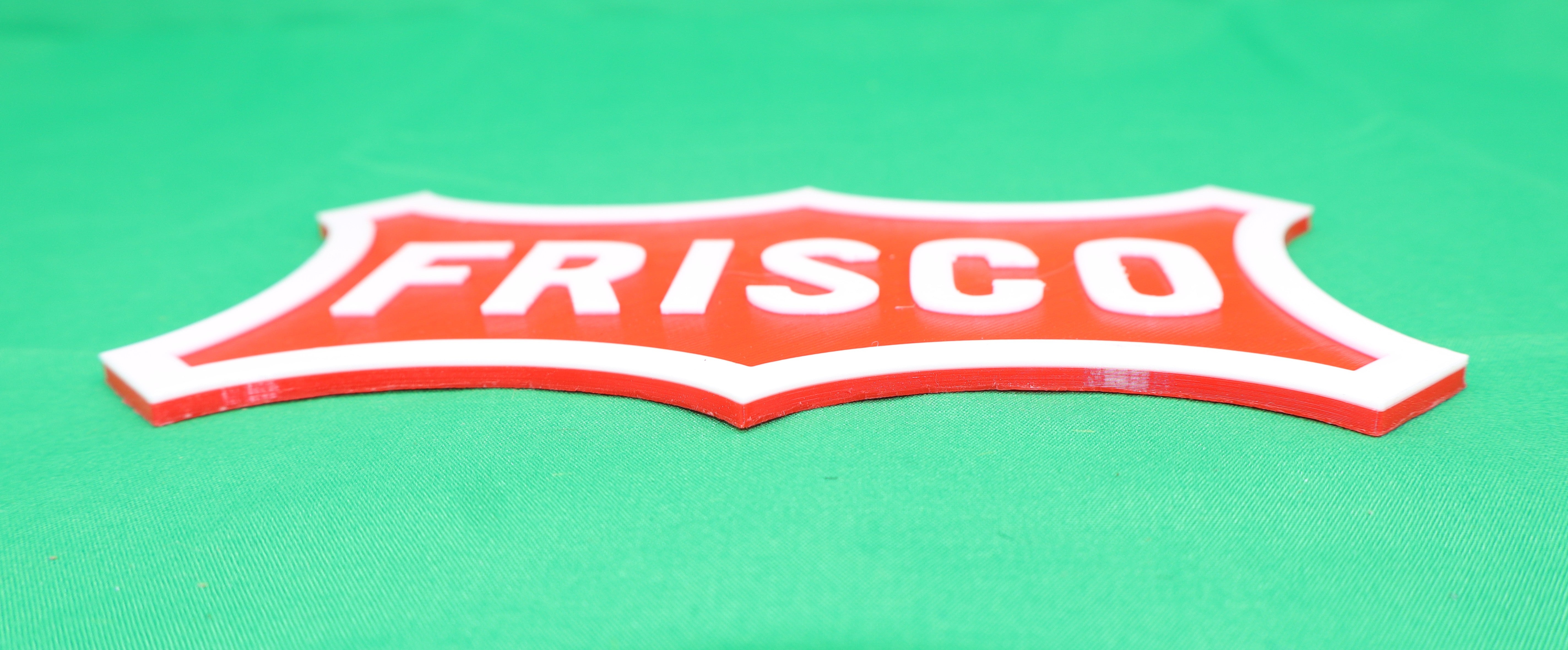 Trackside 3D #23 - 3D Printed Railroad Signs "Frisco"