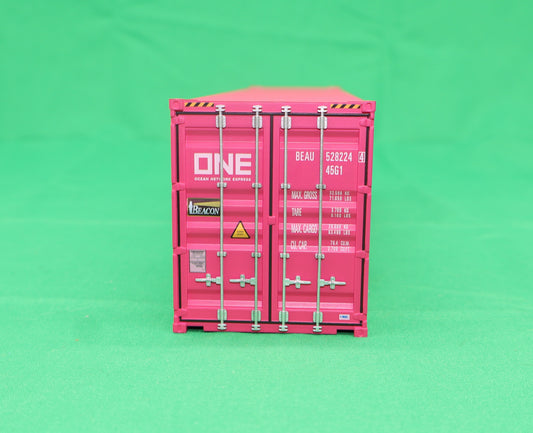 Atlas O 3002586 - Master - 40' High Cube Container “ONE” (Hope Container) - MrMuffin'sTrains
