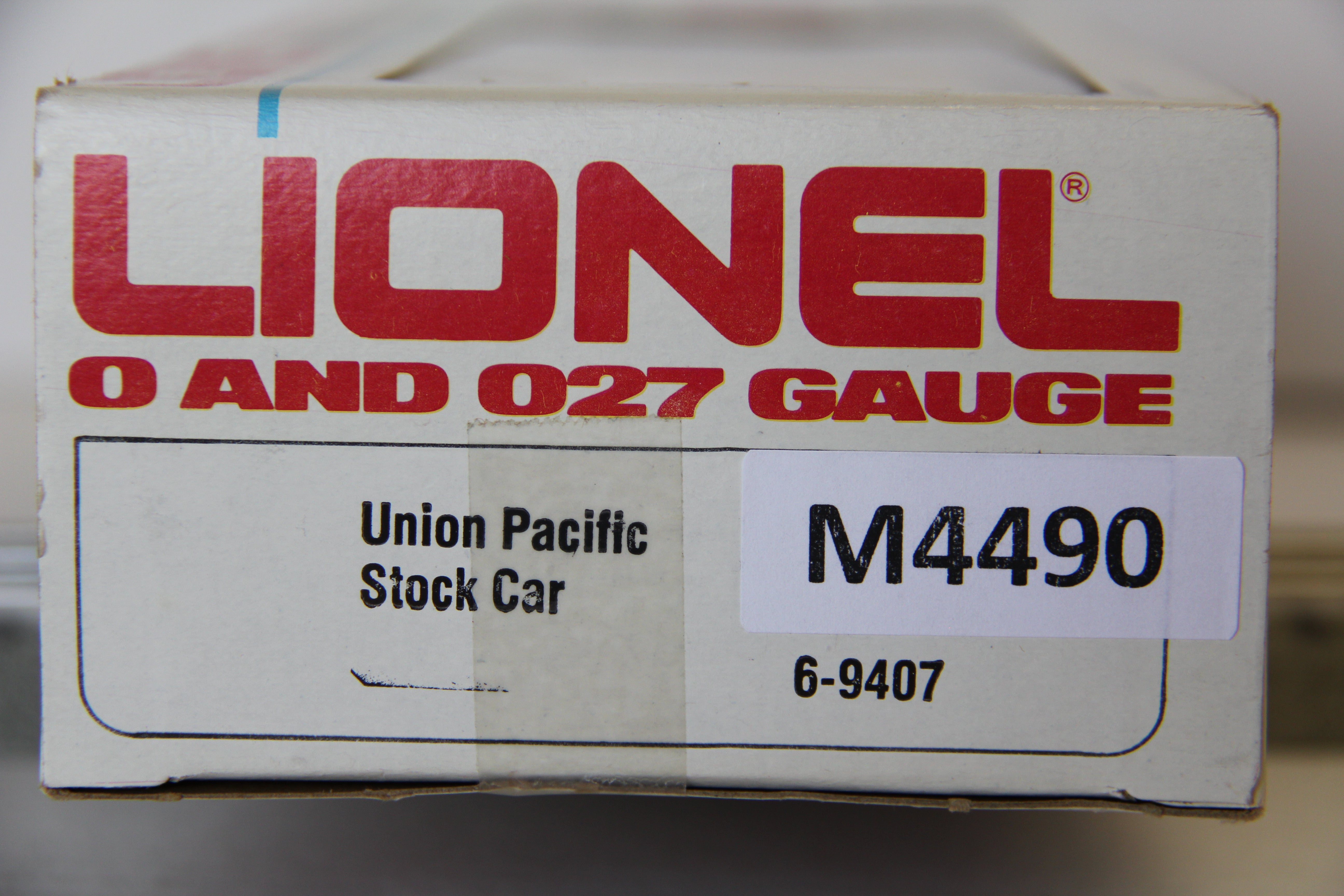 Lionel 6-9407 Union Pacific Stock Car-Second hand-M4490