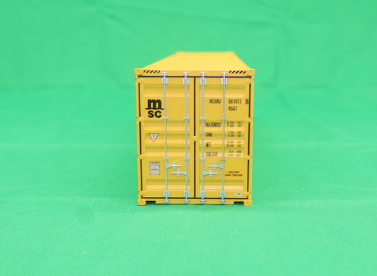 Atlas O 3002585 - Master - 40' High Cube Container “MSC” - MrMuffin'sTrains