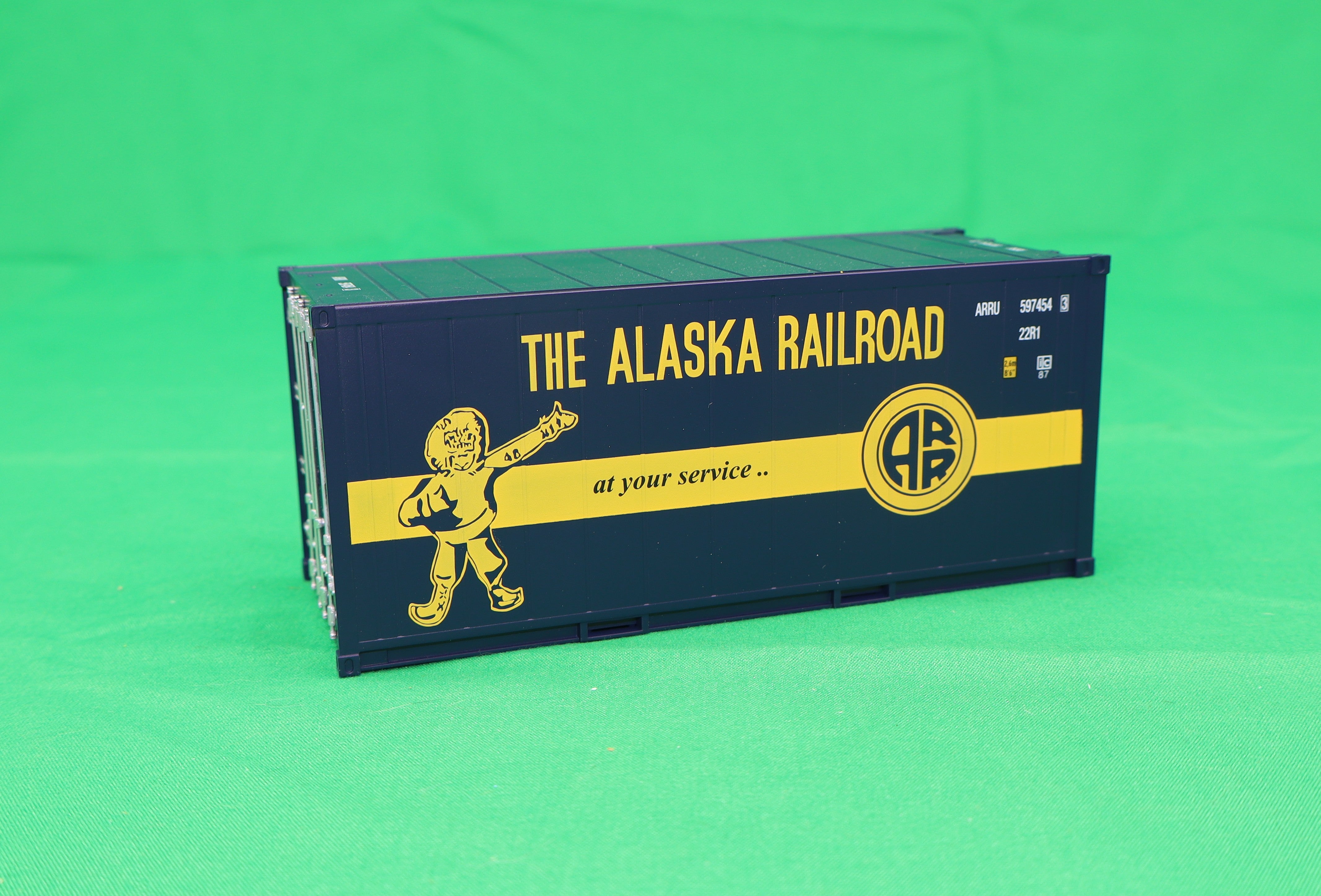 Atlas O 3002594 - Master - 20' Reefer Container “Alaska Railroad”