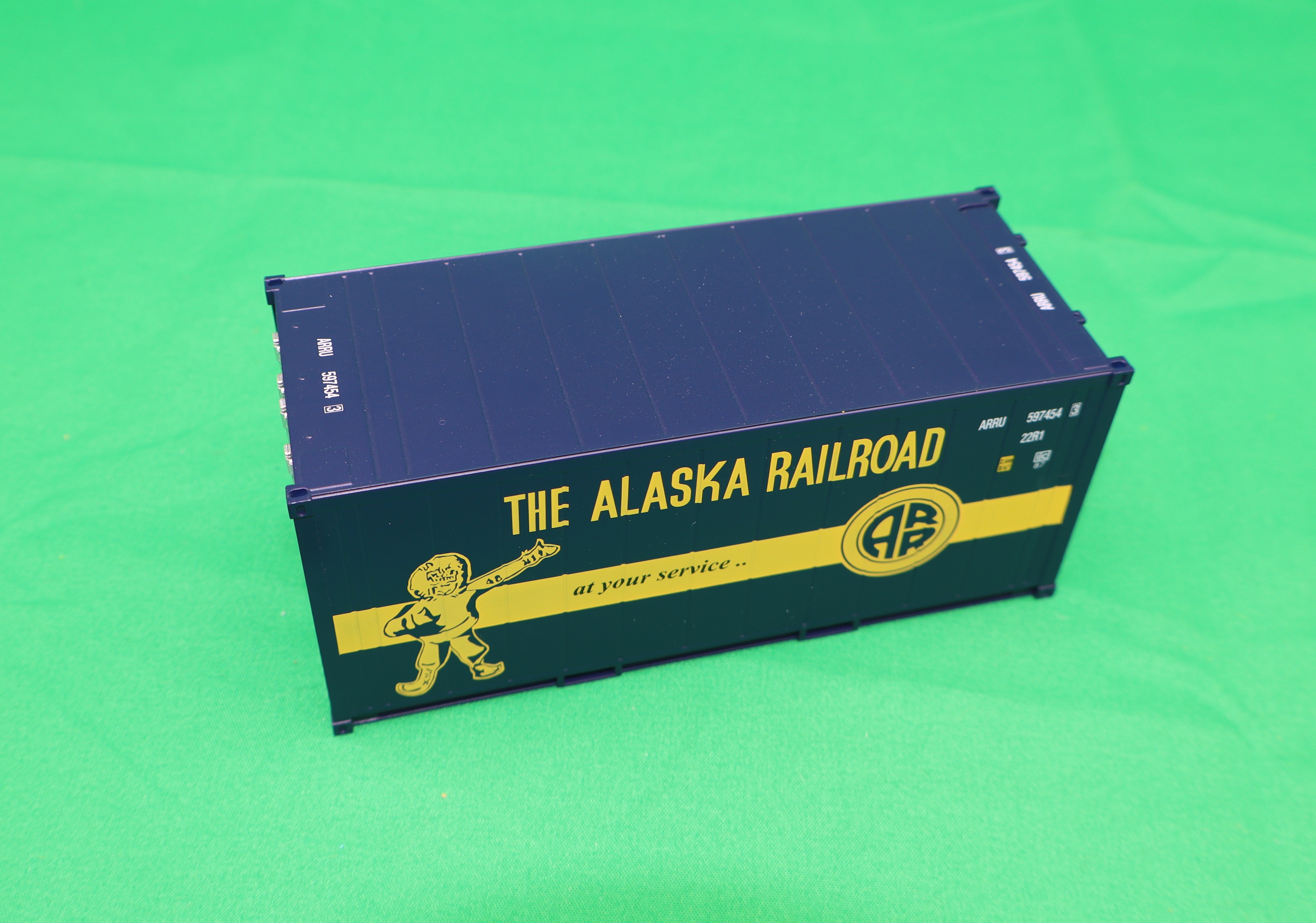 Atlas O 3002594 - Master - 20' Reefer Container “Alaska Railroad”