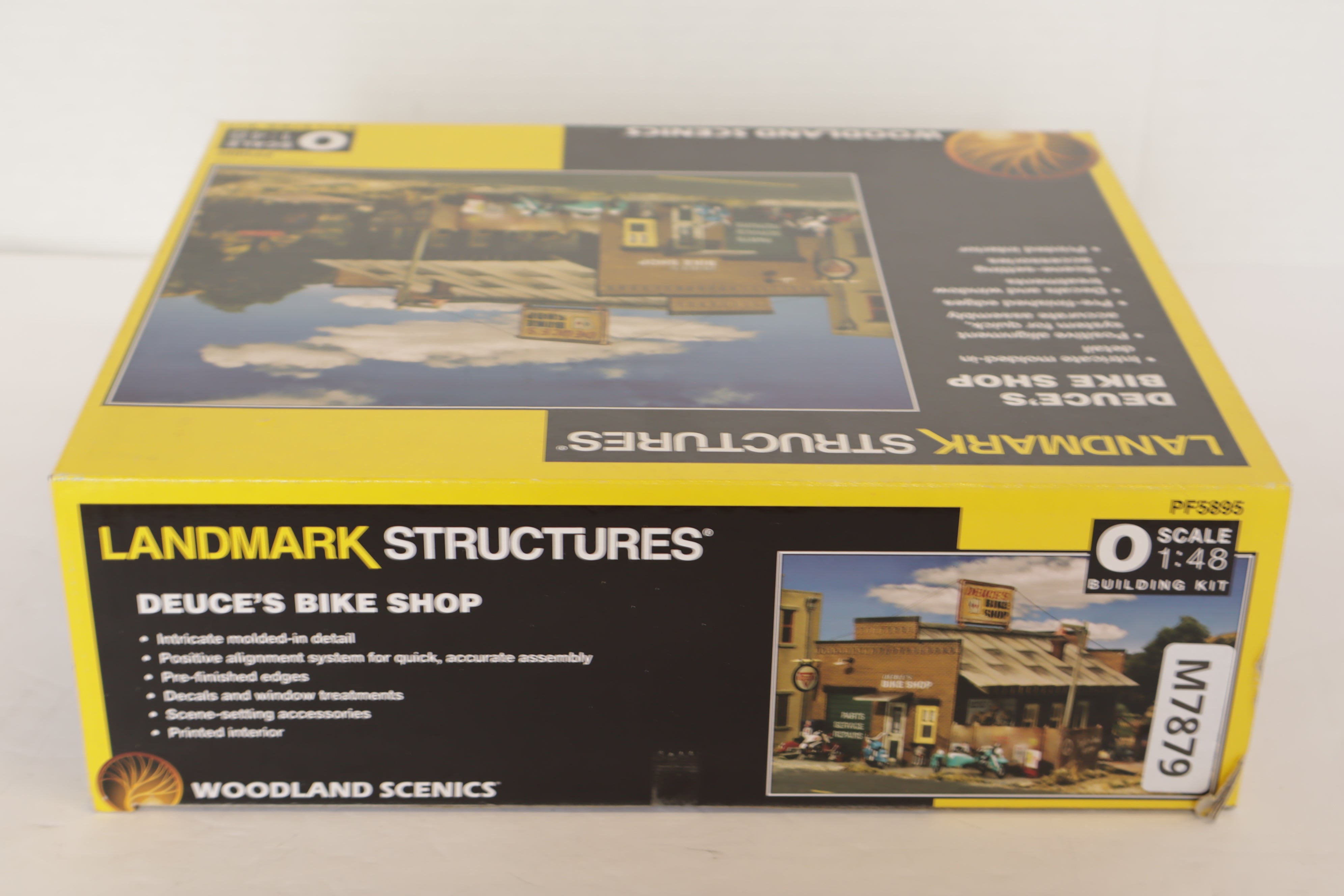 Woodland Scenics #PF5895 Landmark Structures Deuce's Bike Shop Building Kit 1:48 Scale-Second hand-M7879