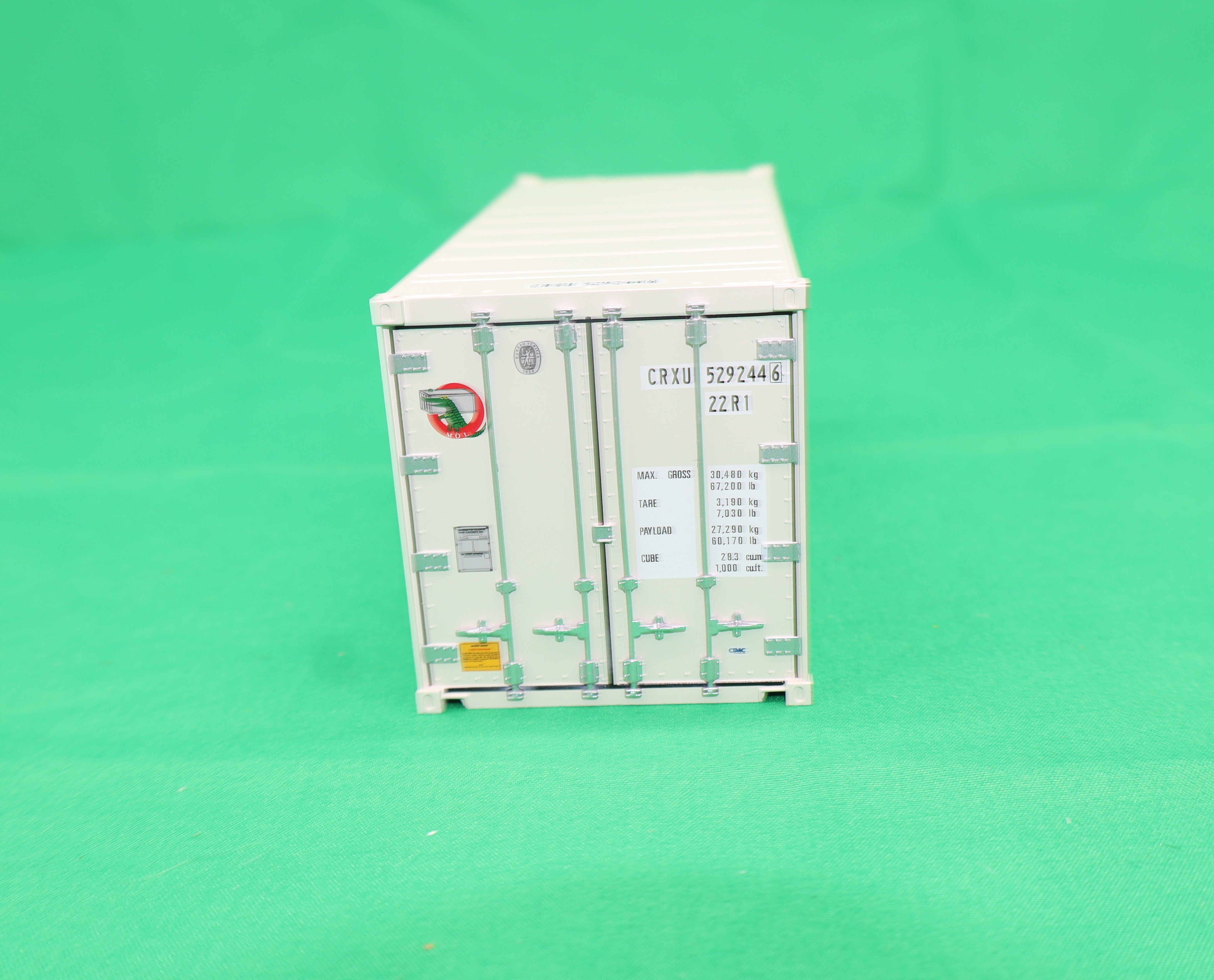 Atlas O 3002592 - Master - 20' Reefer Container “Mitsui O.S.K” (MOL)