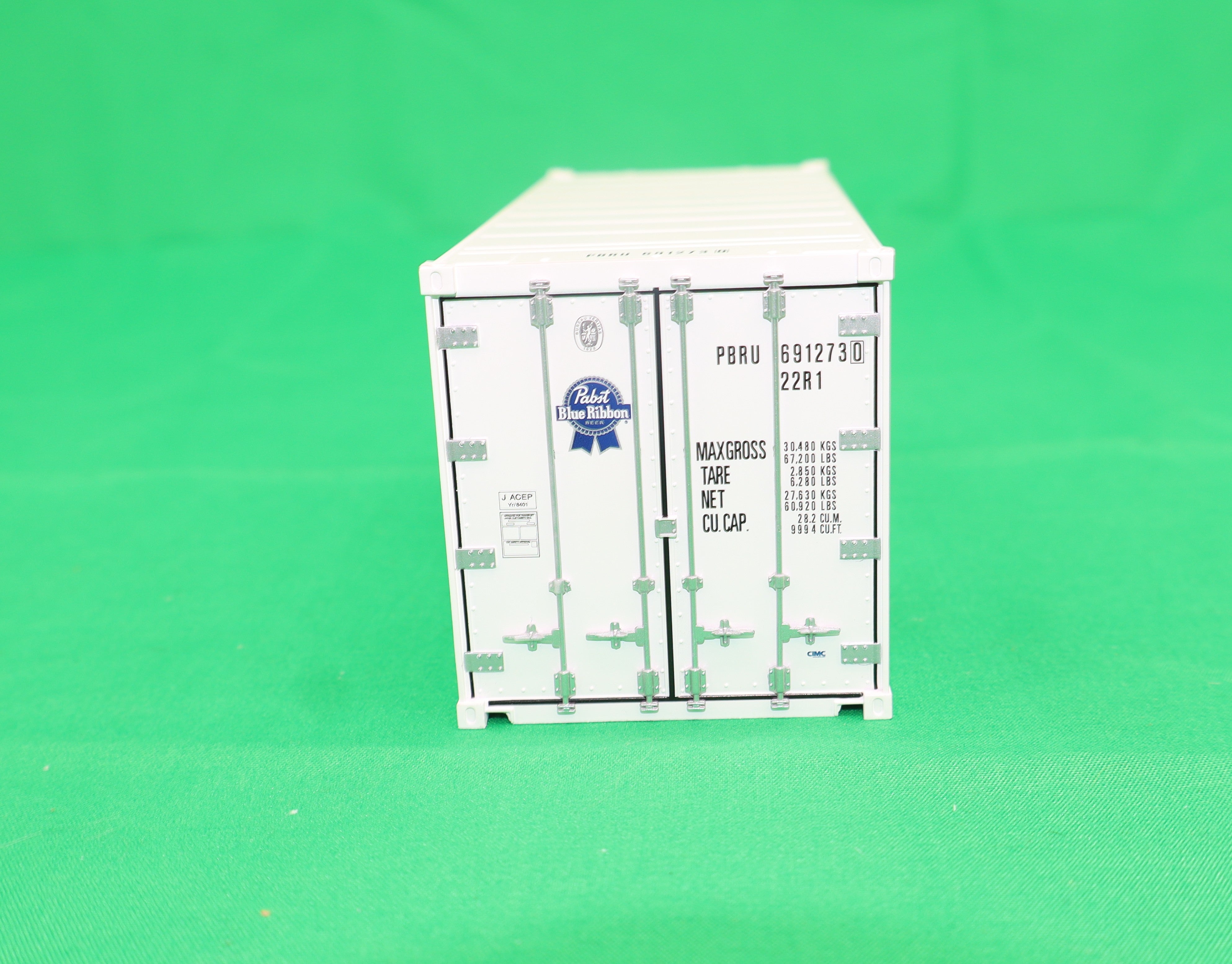 Atlas O 3002595 - Master - Pabst Brewing Company - 20' Reefer Container “Pabst Blue Ribbon”