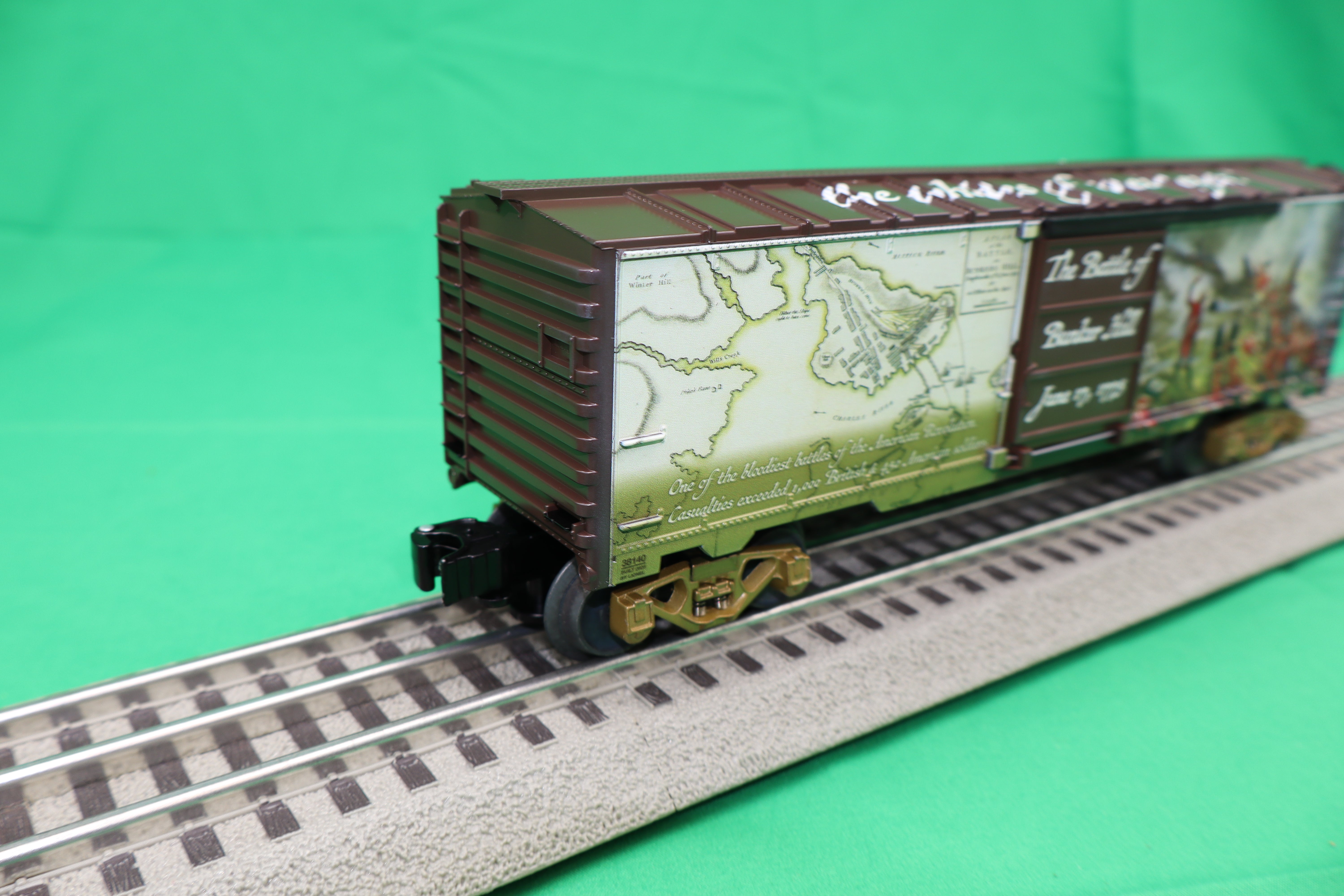 Lionel 2538140 - 250th Anniversary U.S. Army Boxcar "Battle of Bunker Hill"