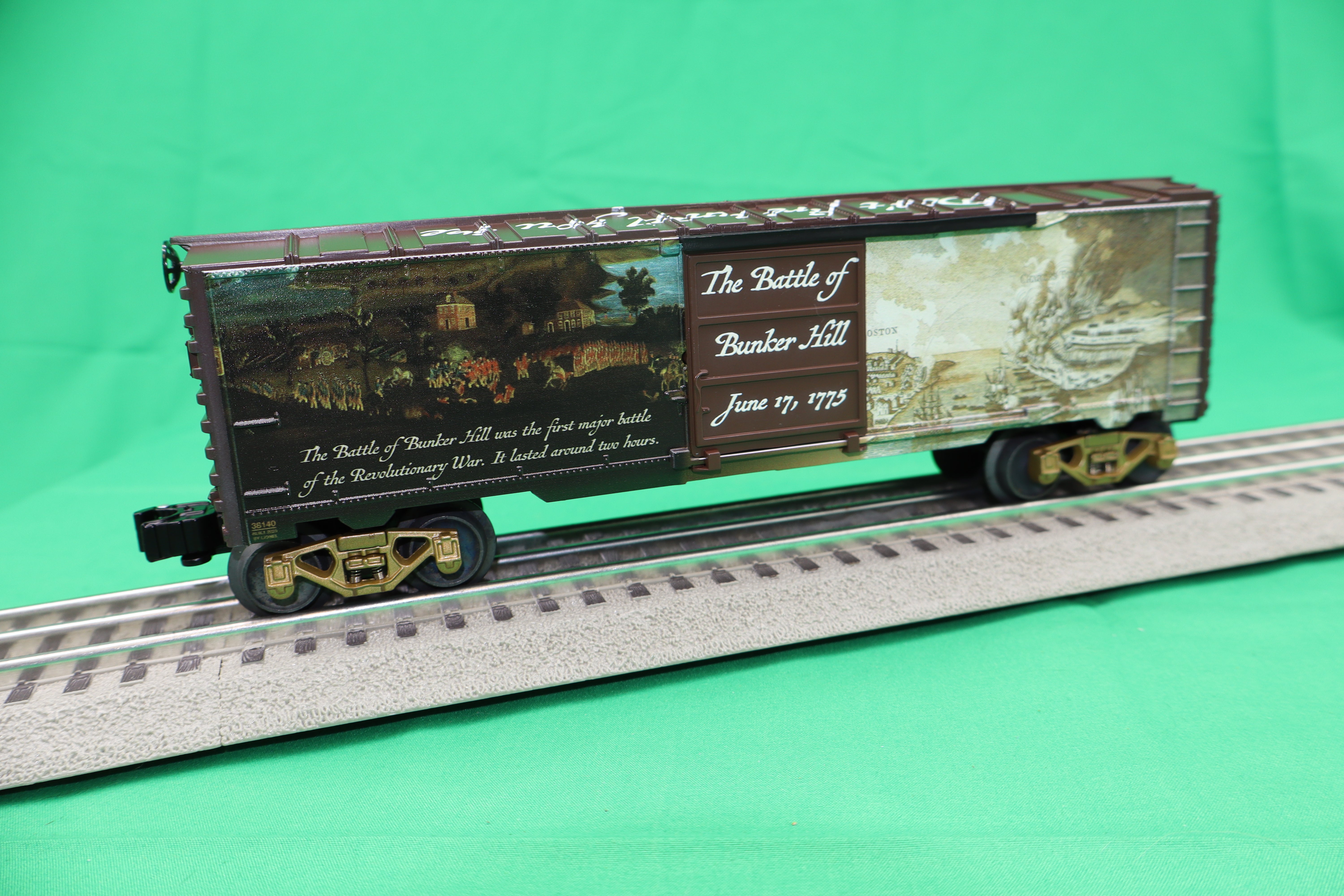 Lionel 2538140 - 250th Anniversary U.S. Army Boxcar "Battle of Bunker Hill"