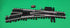 Ross Custom Switches #131M25 - Super Line - 080 Switch Track (Left Hand) w/ Dz2500