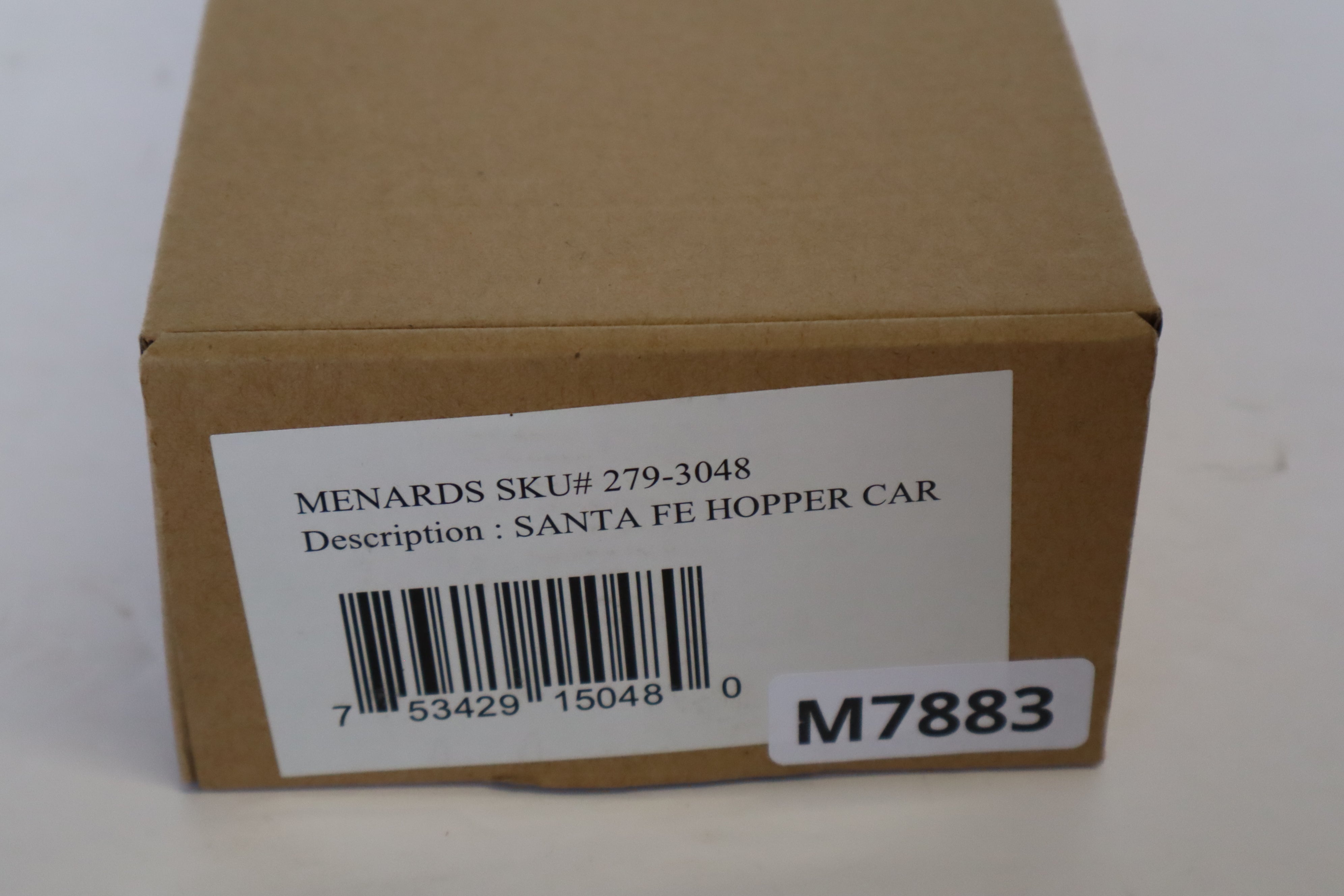 Menards #279-3048 Santa Fe Hopper Car-Second hand-M7883