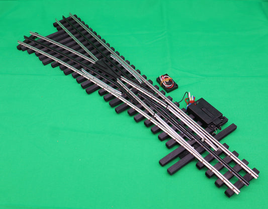 Ross Custom Switches #141M25 - Super Line - 096 Switch (Left Hand) w/ Dz2500 - MrMuffin'sTrains