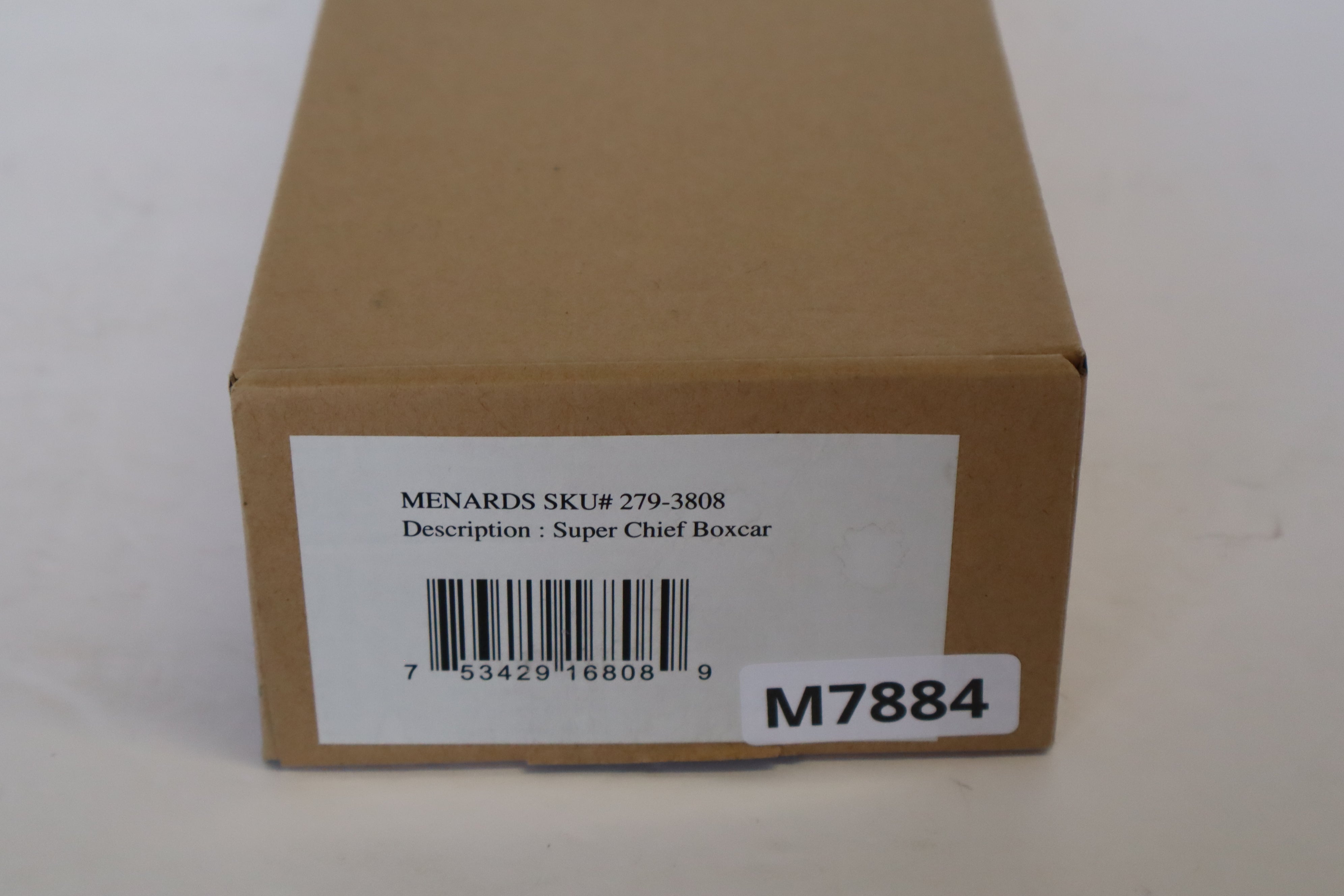 Menards #279-3808 Super Chief Boxcar-Second hand-M7884