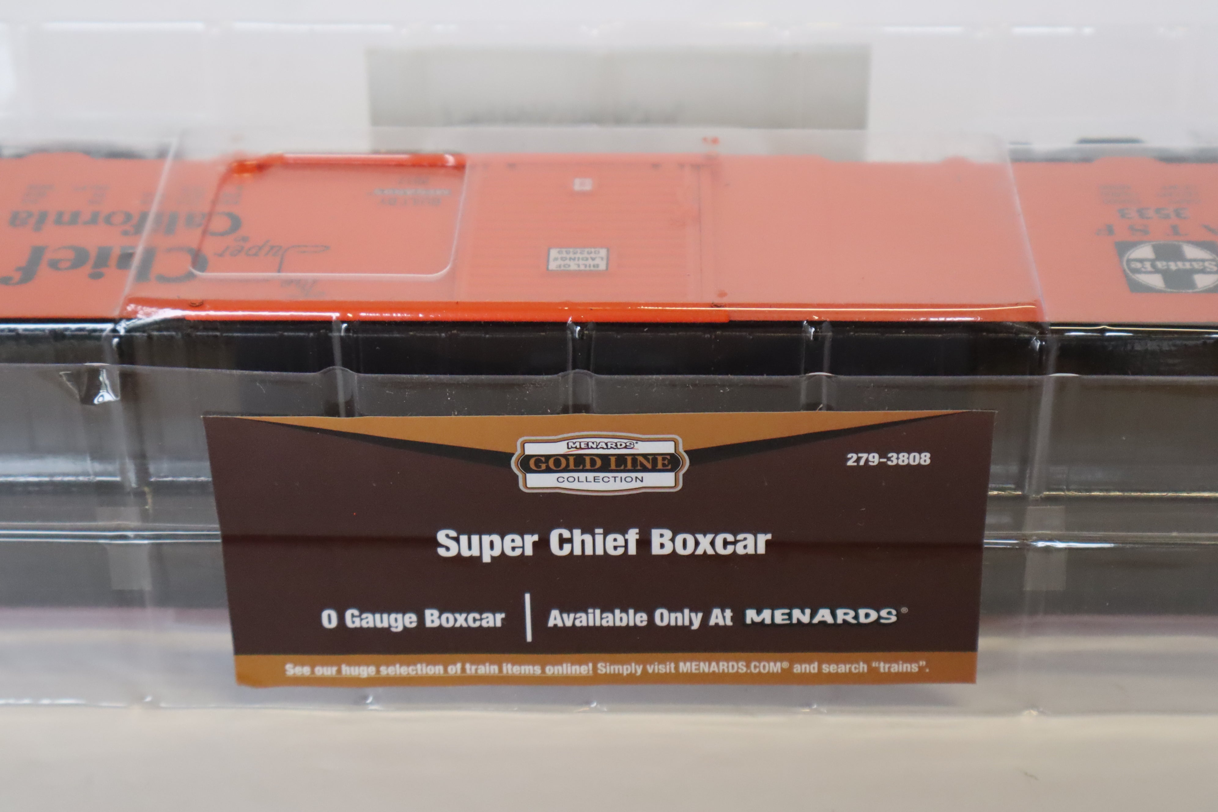 Menards #279-3808 Super Chief Boxcar-Second hand-M7884