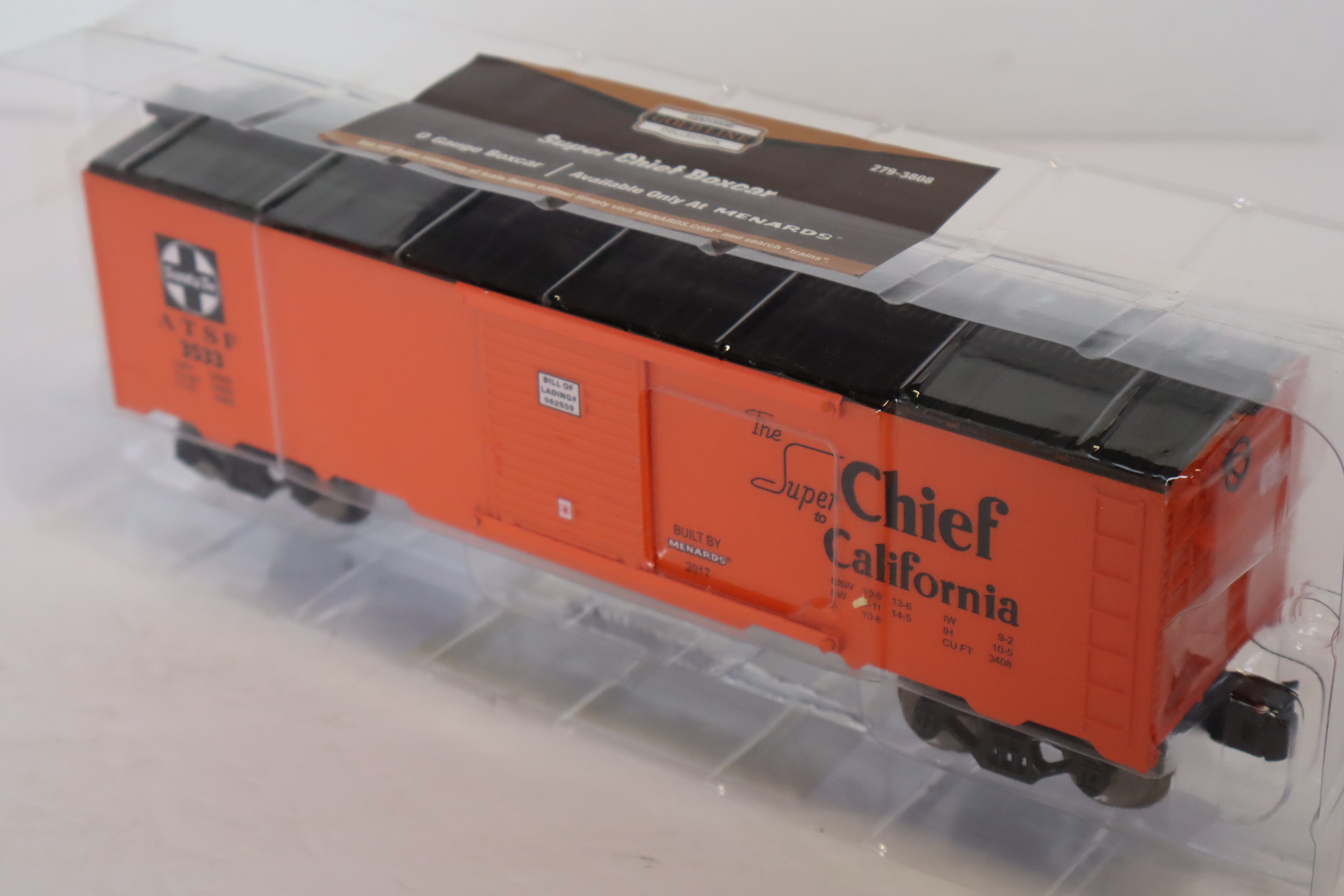 Menards #279-3808 Super Chief Boxcar-Second hand-M7884