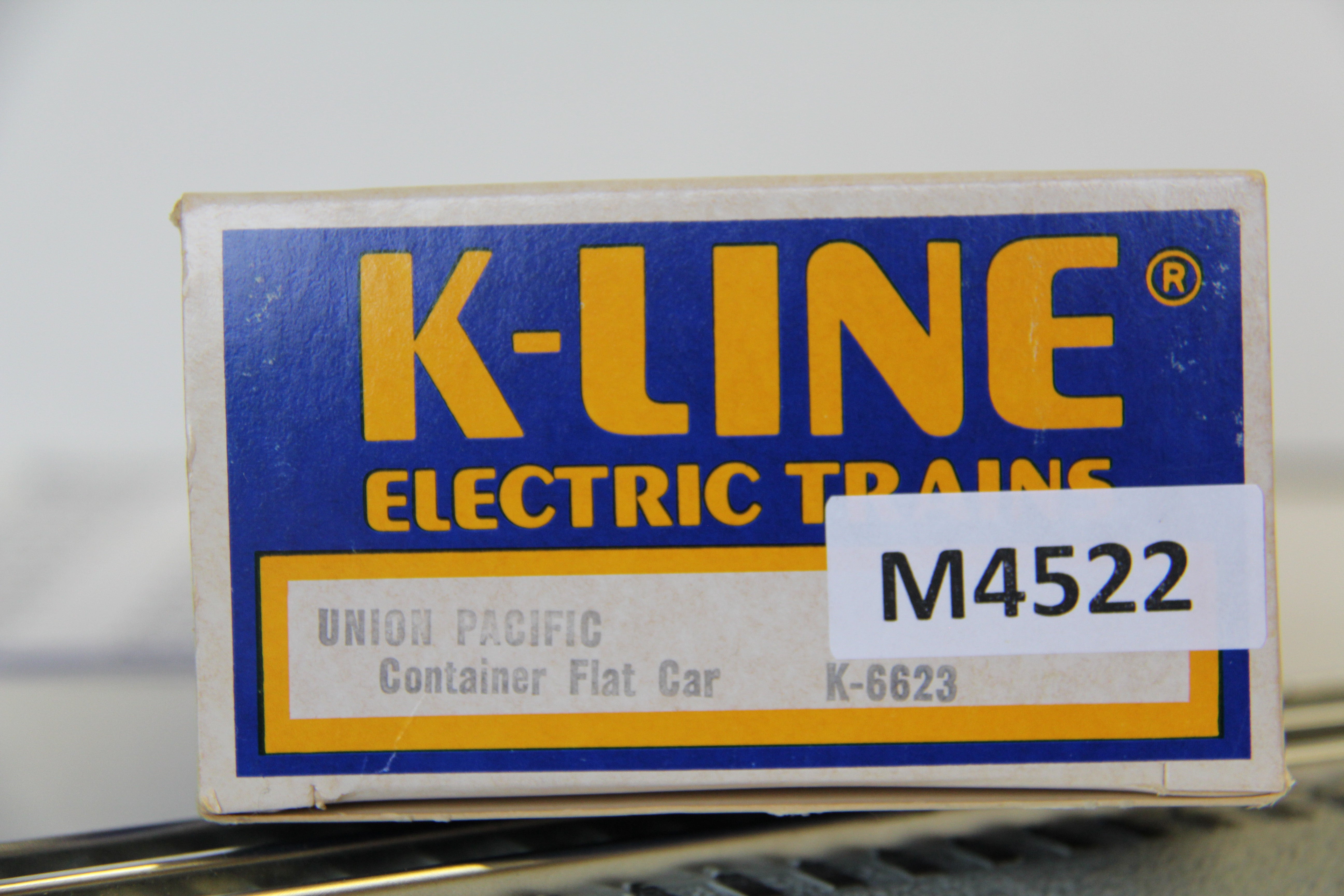 K Line K-6623 Union Pacific Container Flat Car-Second hand-M4522