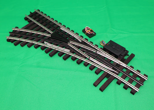 Ross Custom Switches #116M25 - Super Line - O54 Switch (Left Hand) w/ Dz2500 - MrMuffin'sTrains