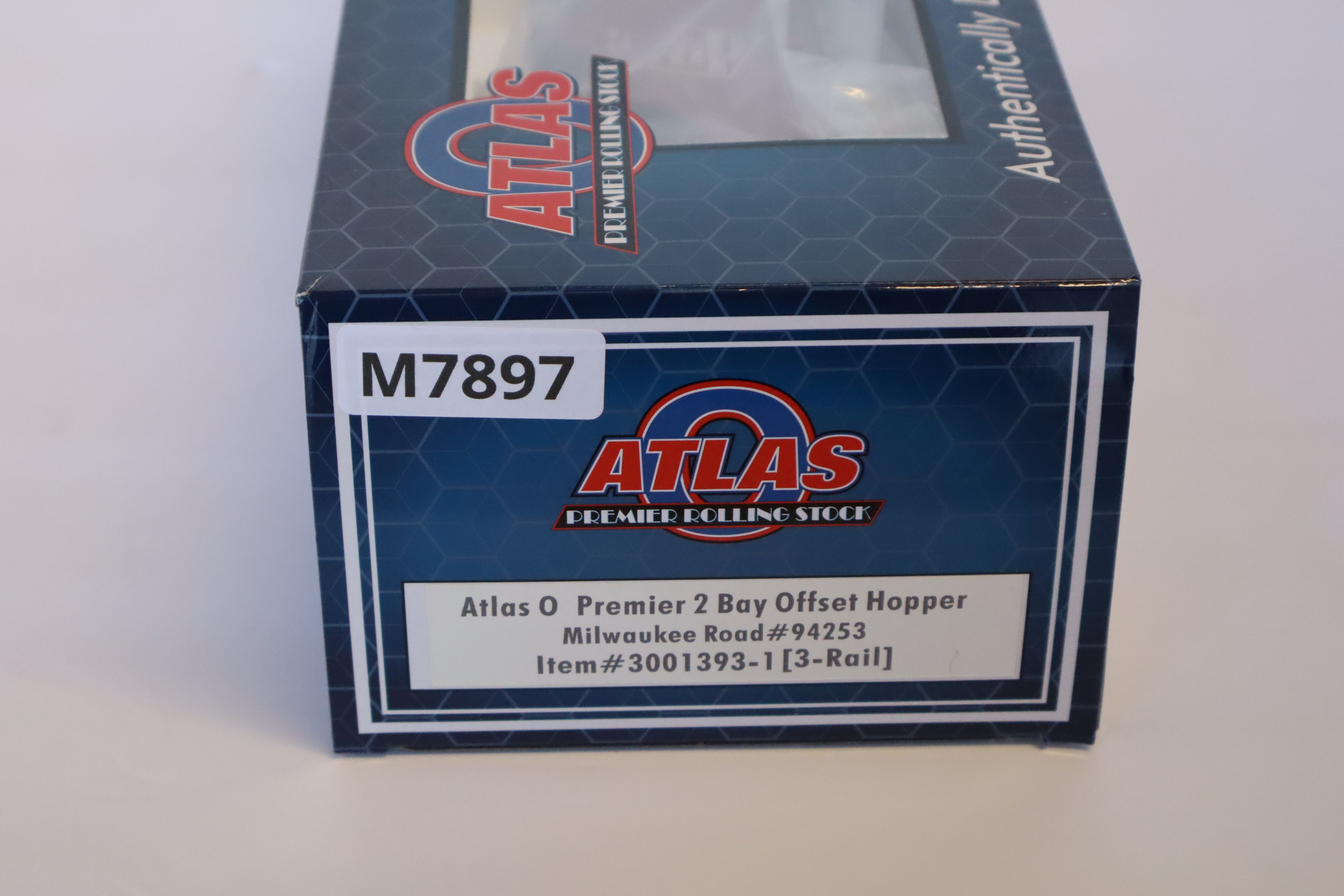 Atlas Milwaukee Road #94253 2 Bay Hopper WEATHERED-Second hand-M7897