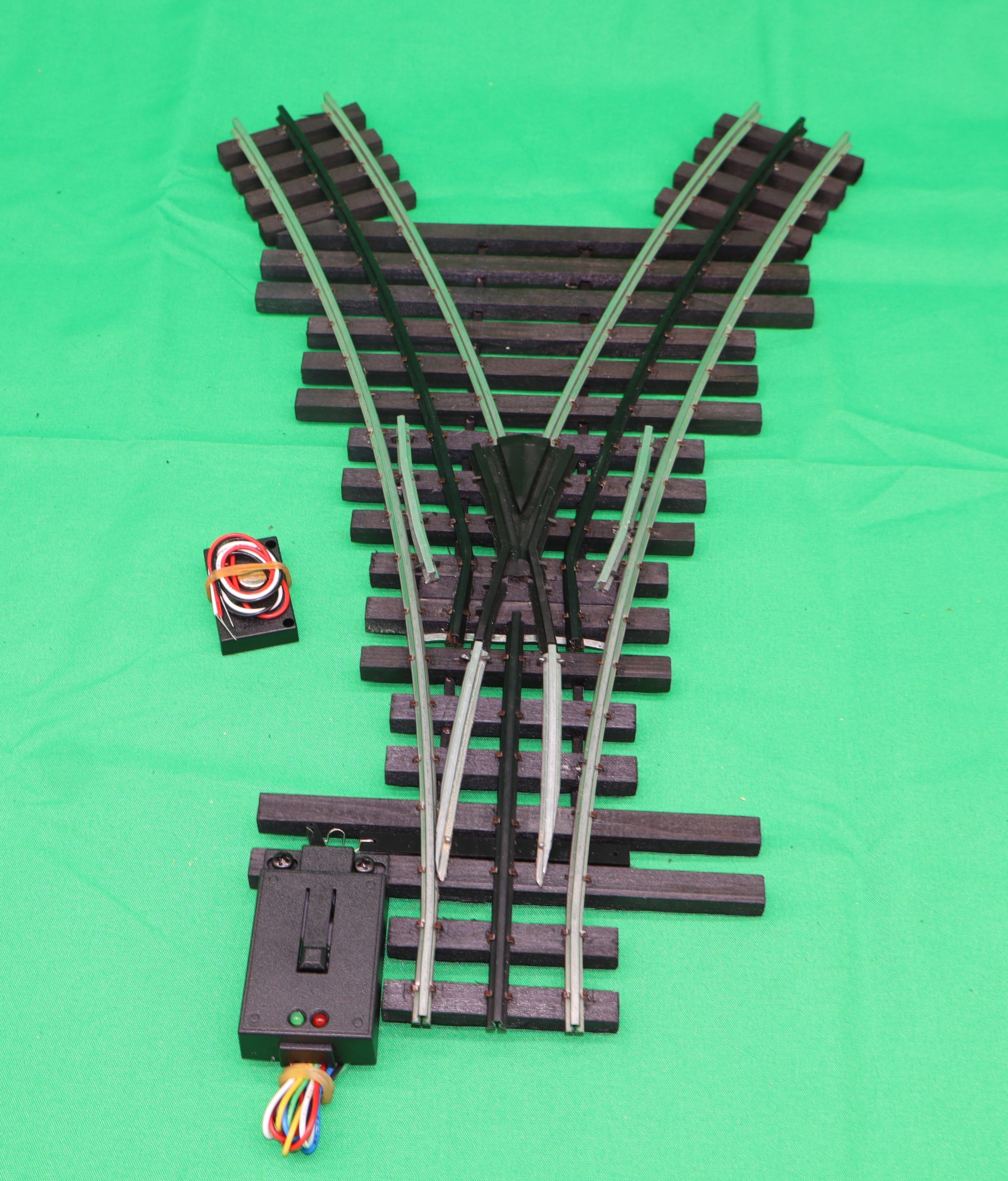 Ross Custom Switches #155M25 - Super Line - 054 Wye Switch Track w/ Dz2500
